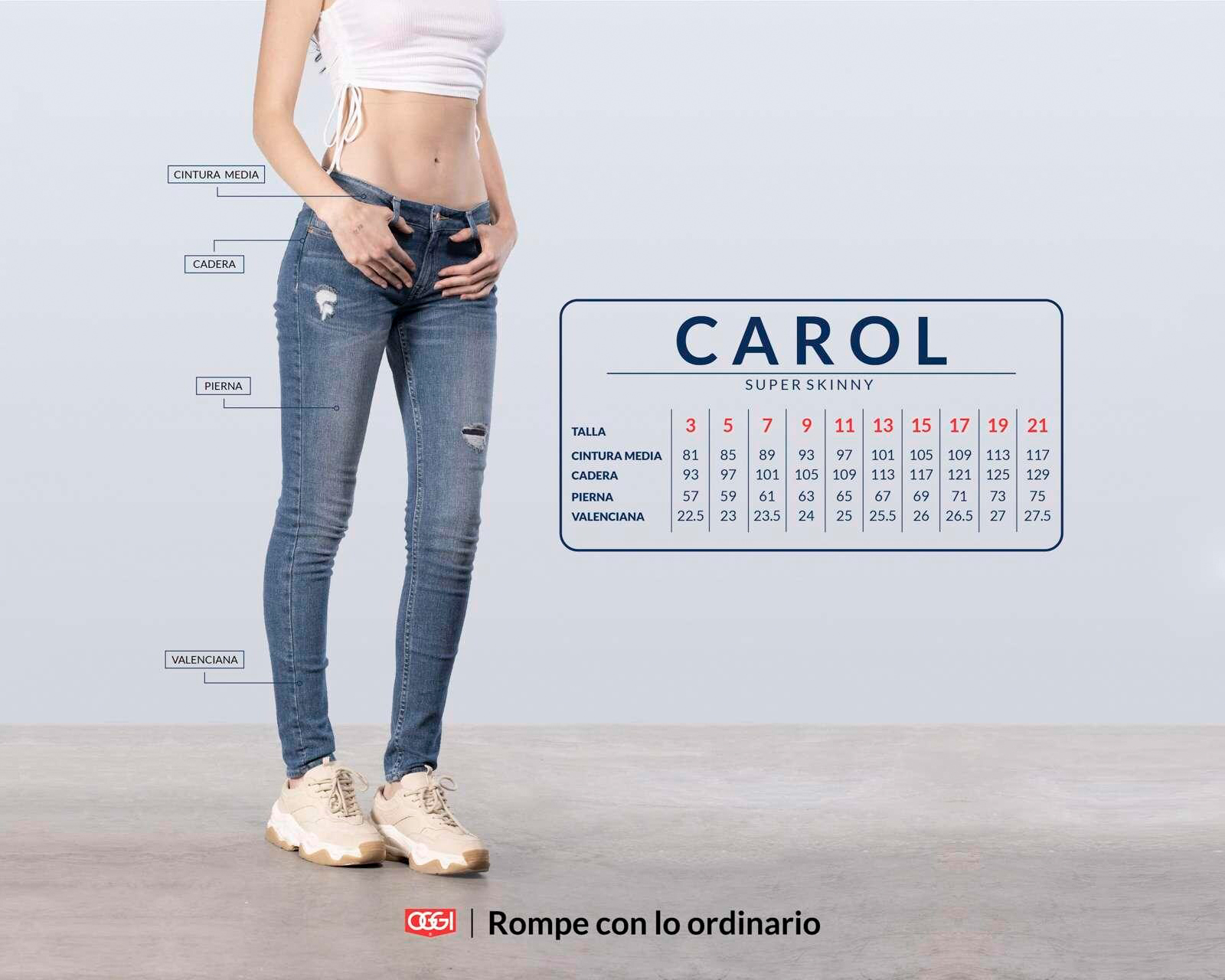 Foto 8 pulgar | Foto 7 | Jeans Skinny Oggi Carol para Mujer