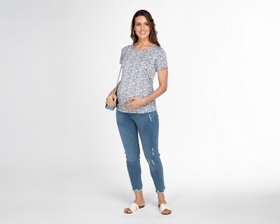 Foto 3 | Foto 3 | Playera de Maternidad Manga Corta Mamá Bella 2 Piezas