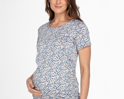 Foto 5 | Foto 5 | Playera de Maternidad Manga Corta Mamá Bella 2 Piezas