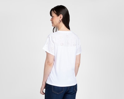 Foto 3 | Foto 3 | Blusa Lady Sun Manga Corta Blanca