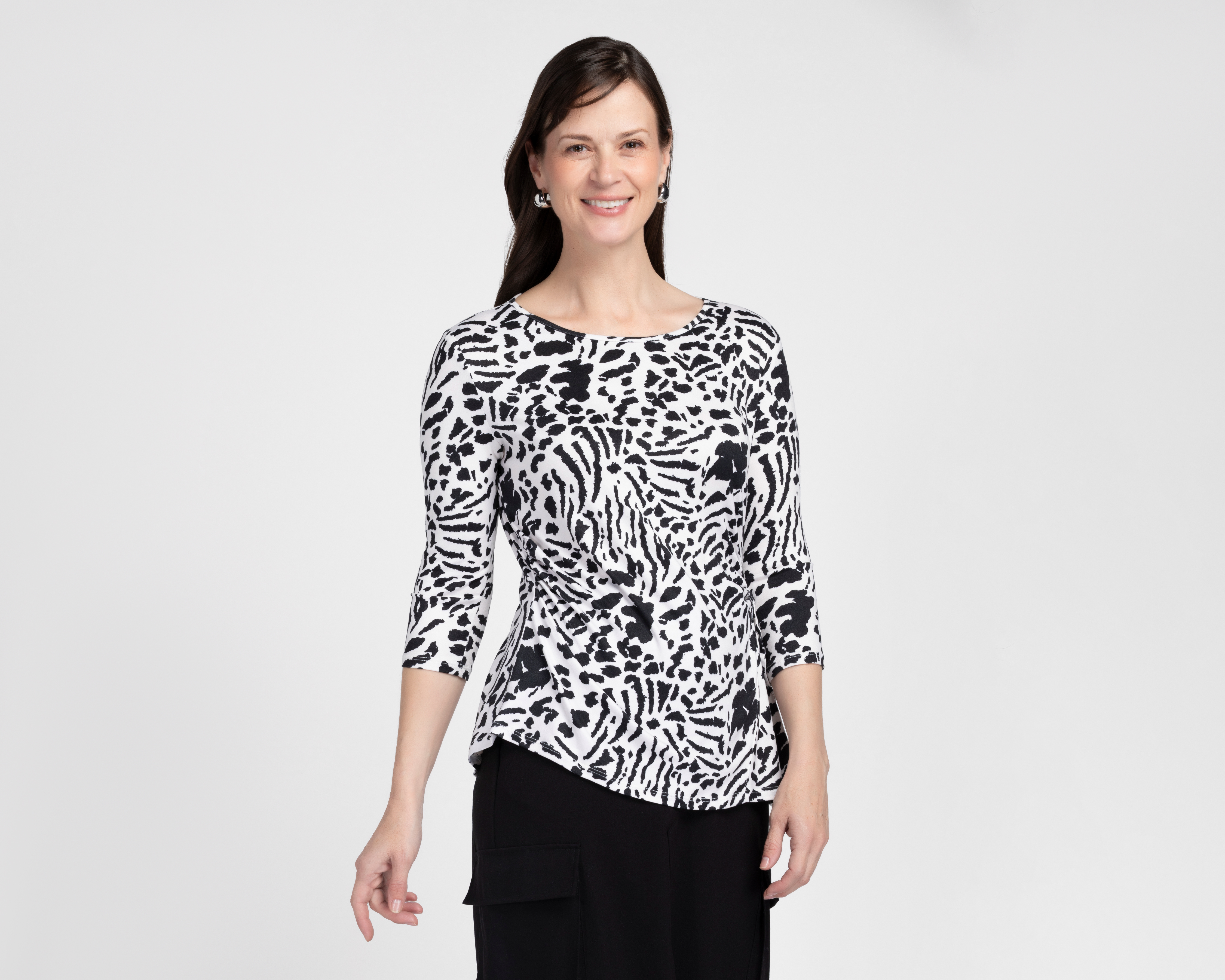 Foto 2 pulgar | Foto 1 | Blusa Manga 3/4 Sahara para Mujer