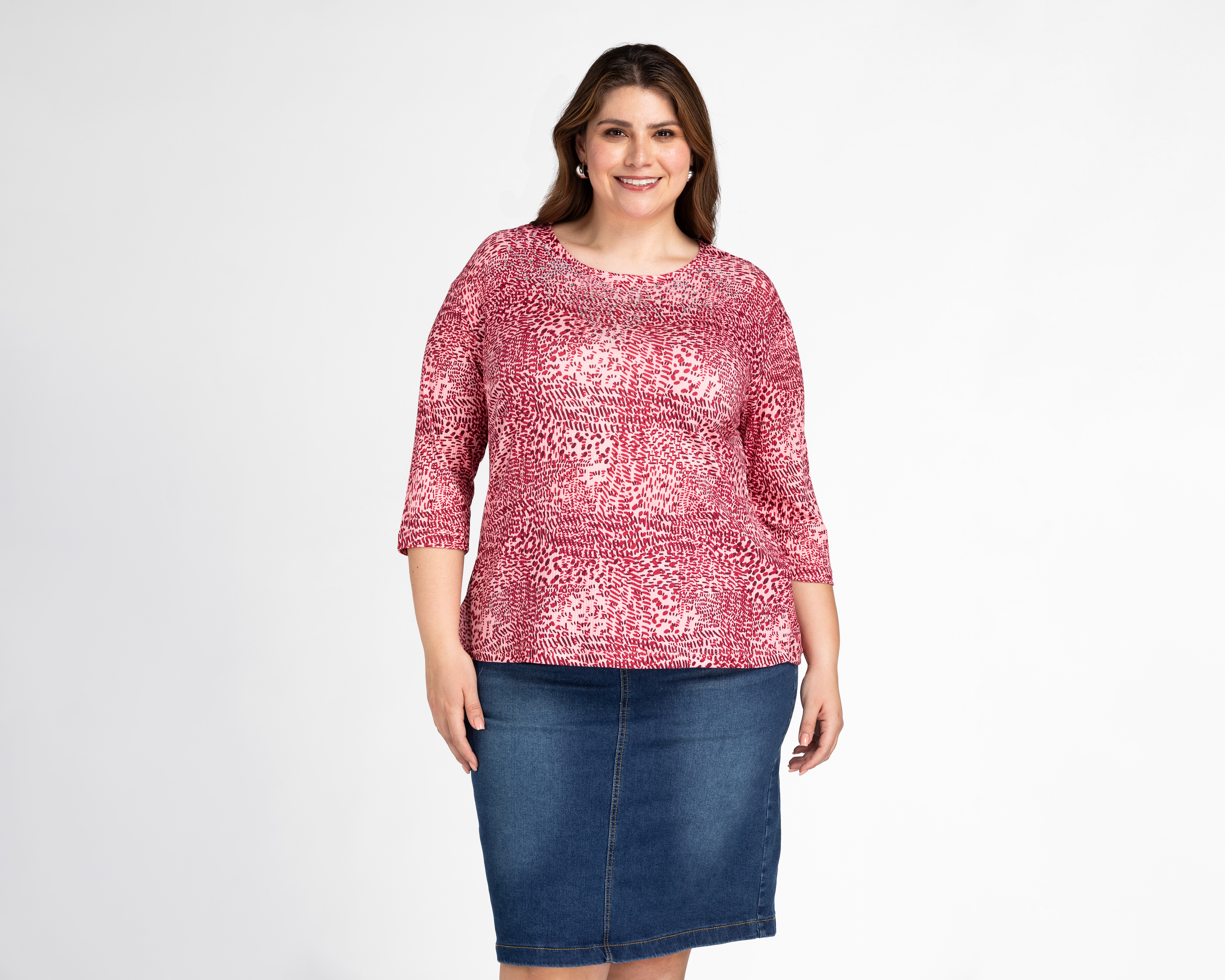 Blusa Sahara Manga 3/4 para Mujer