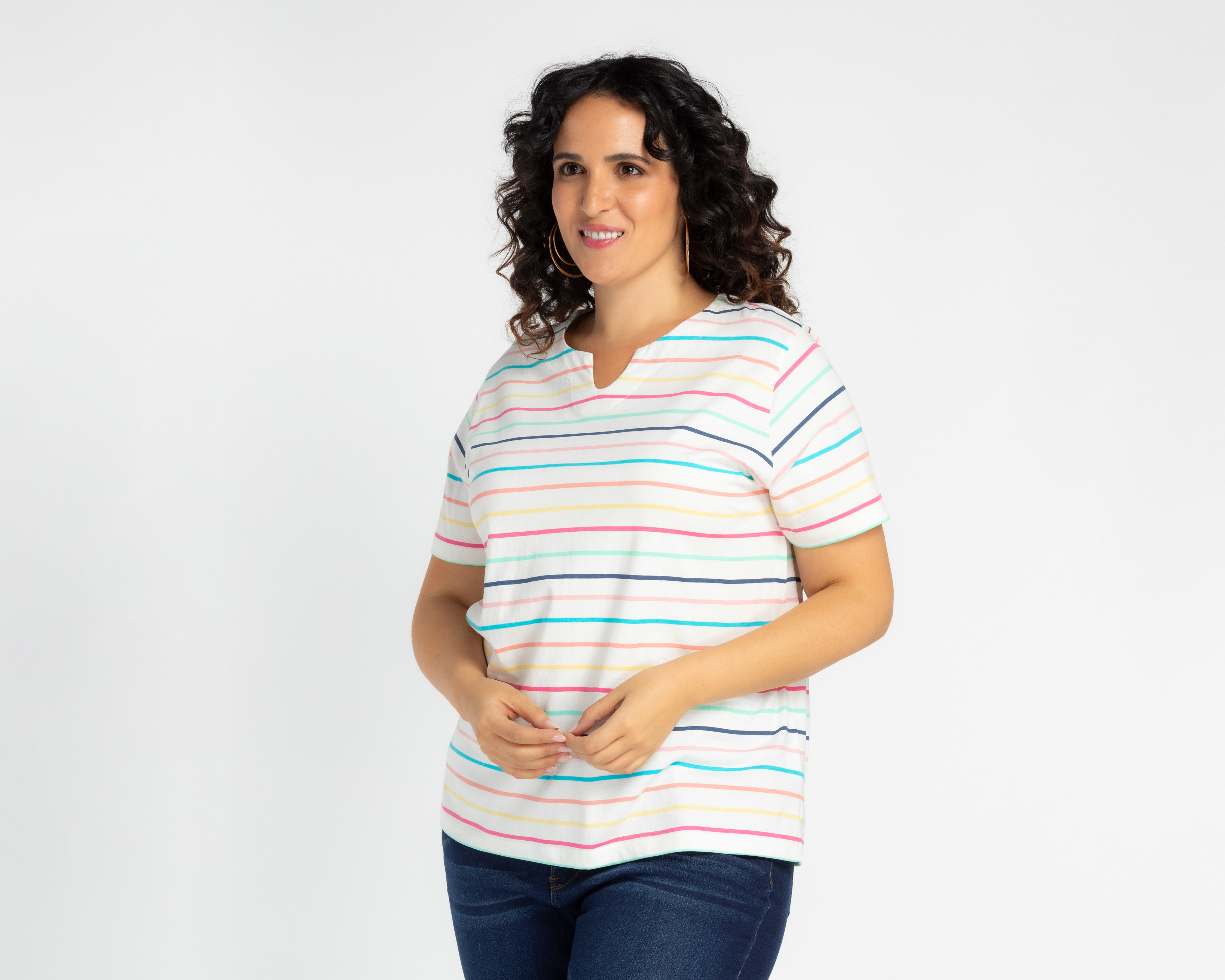 Foto 1 | Foto 1 | Playera Lady Sun Manga Corta para Mujer