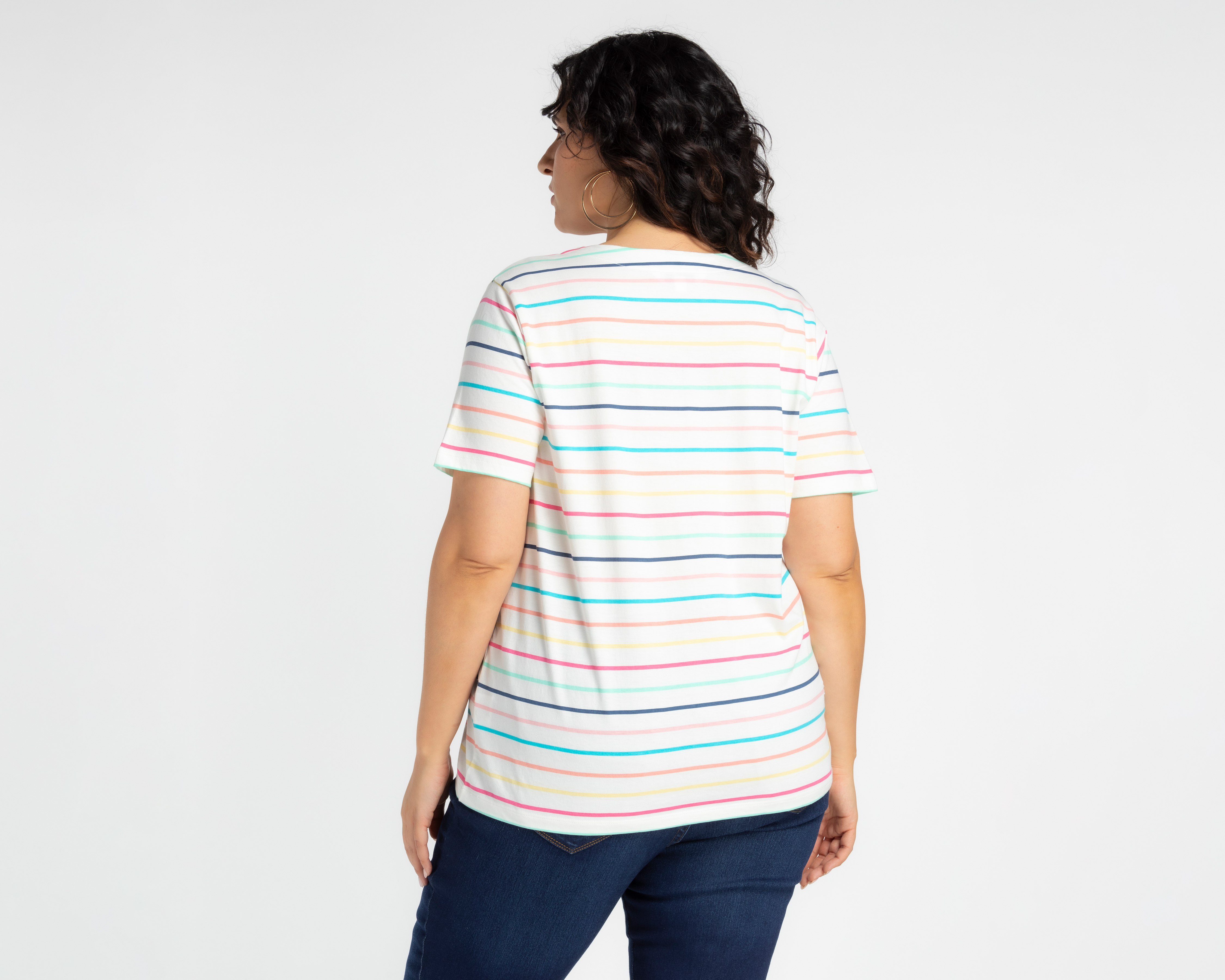 Foto 4 pulgar | Foto 3 | Playera Lady Sun Manga Corta para Mujer