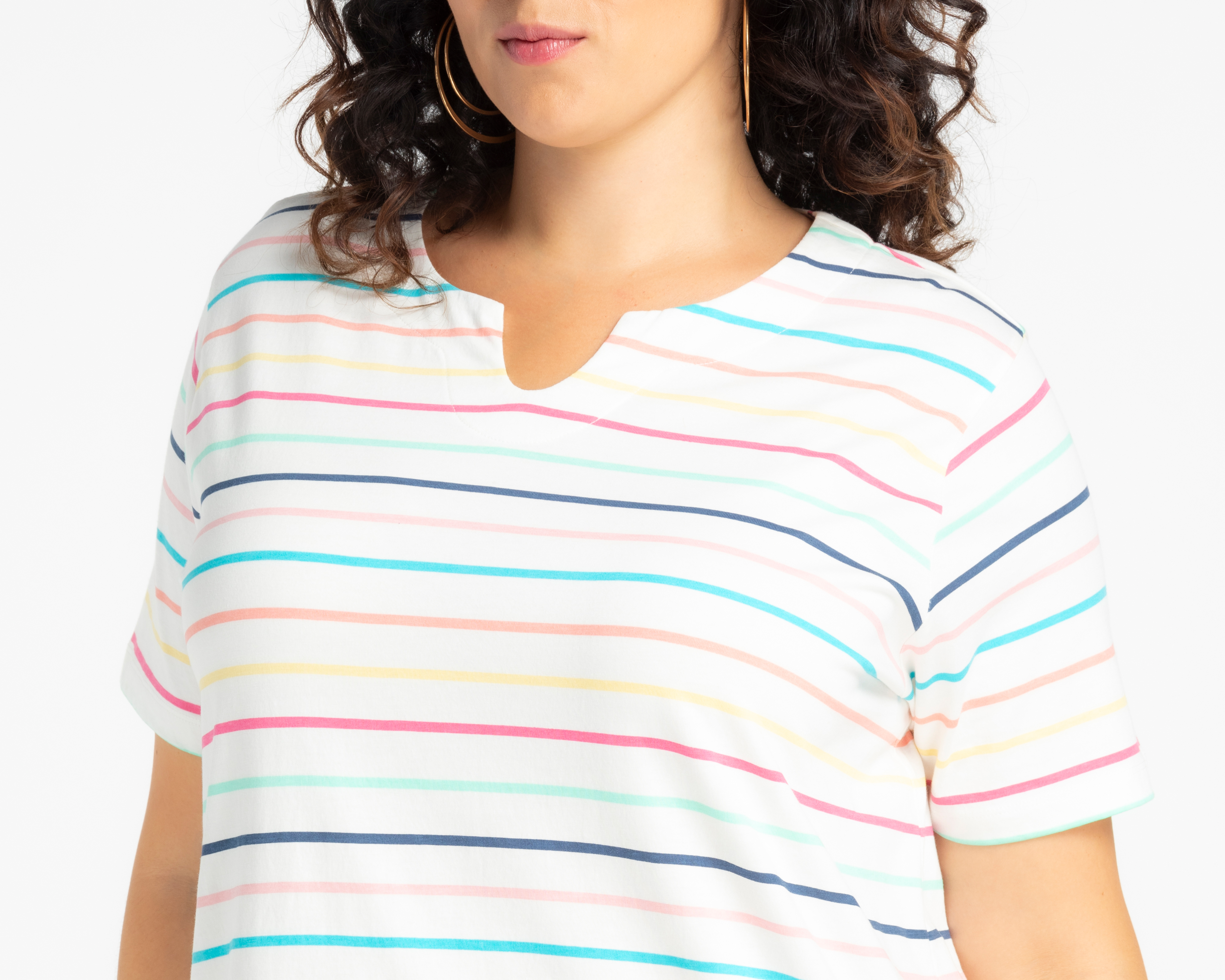 Foto 5 pulgar | Foto 4 | Playera Lady Sun Manga Corta para Mujer