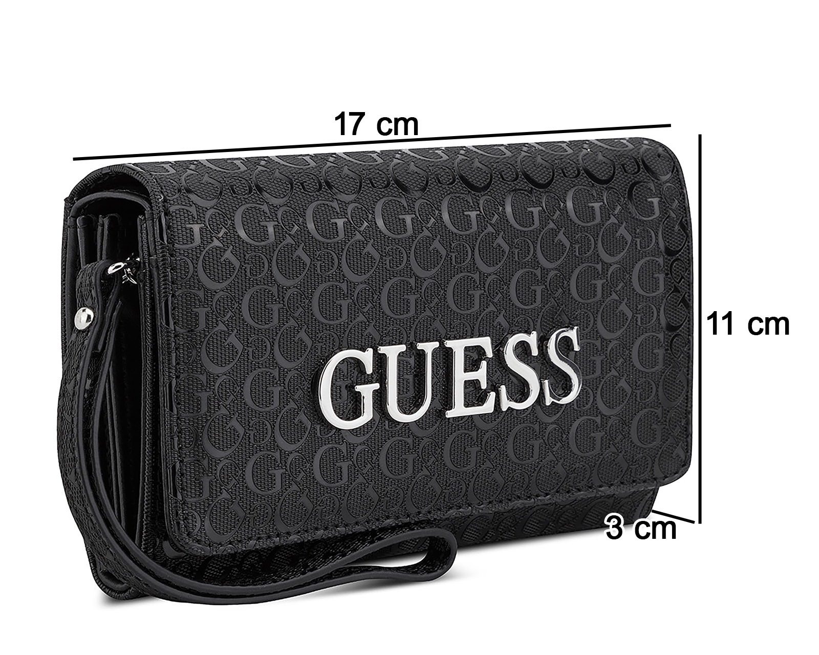 Foto 6 pulgar | Foto 5 | Cartera para Mujer Guess Negra
