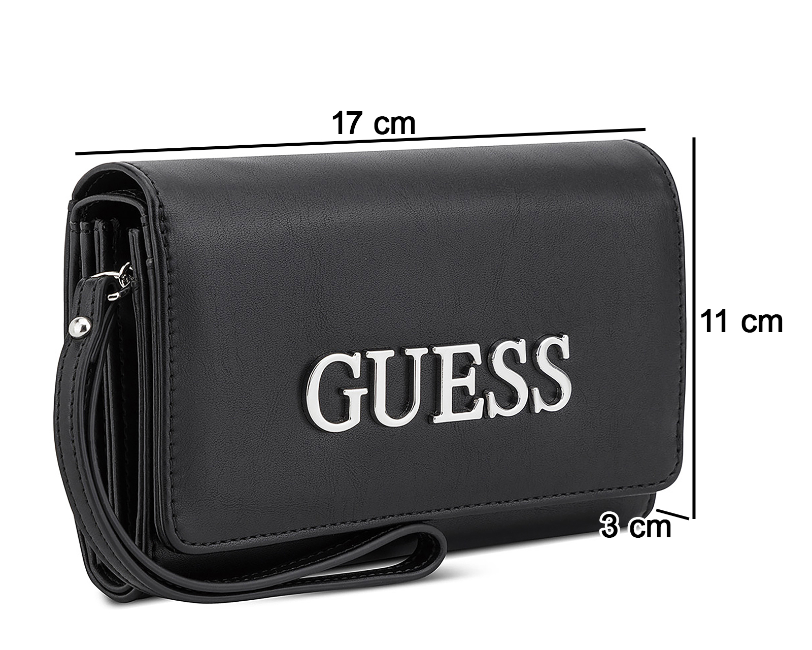 Foto 6 pulgar | Foto 5 | Cartera para Mujer Guess Negra