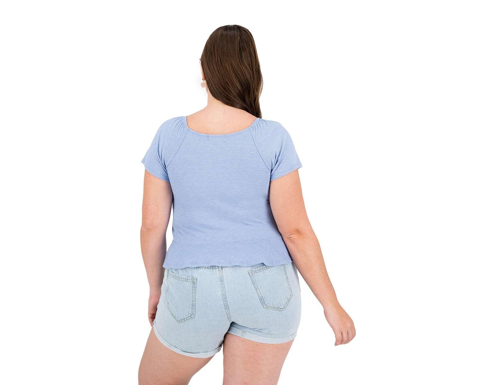 Foto 5 | Foto 5 | Blusa 18 Forever Manga Corta con Botones