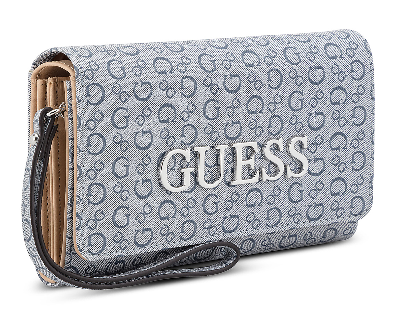 Foto 3 pulgar | Foto 2 | Cartera para Mujer Guess Estampada