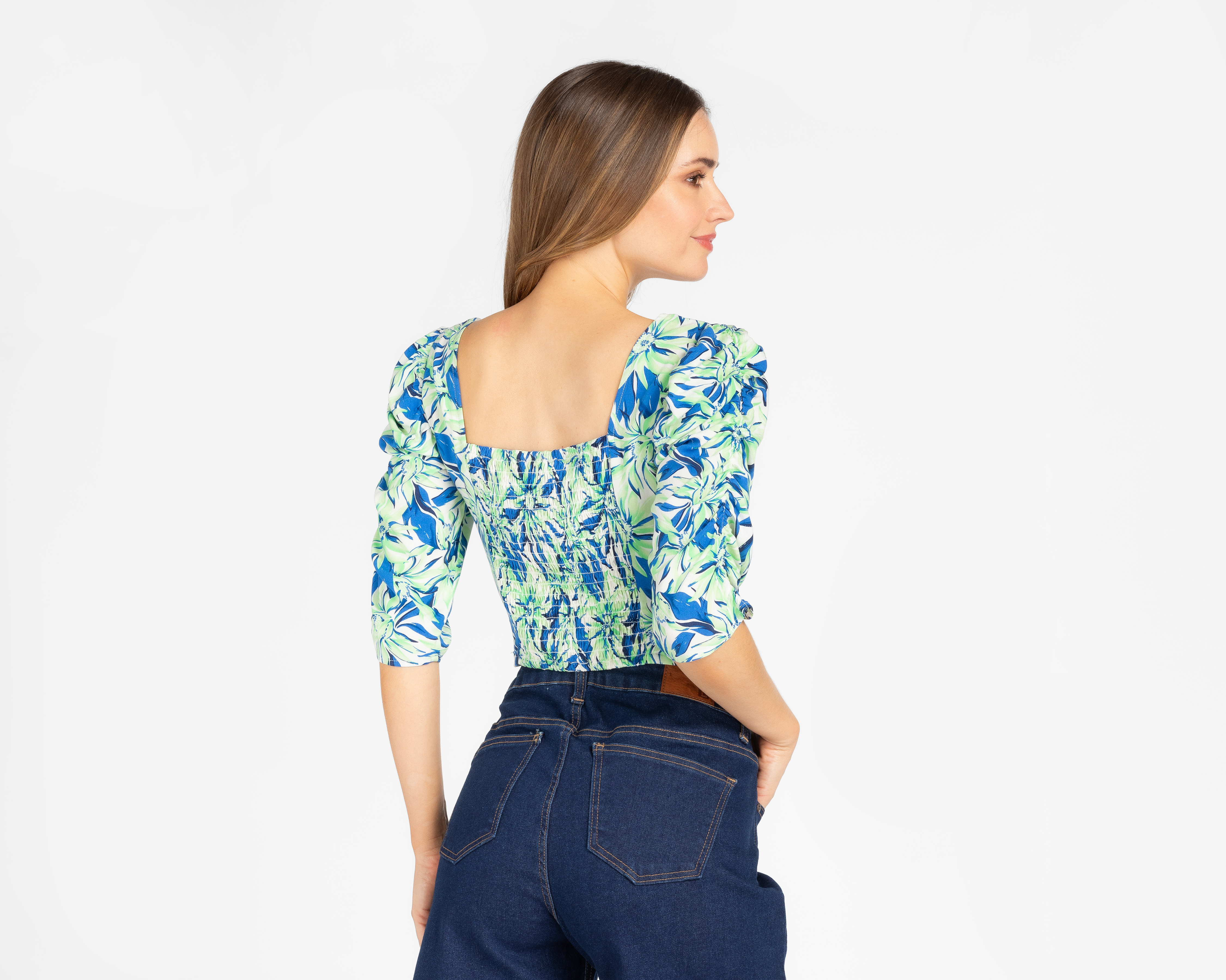 Foto 4 pulgar | Foto 3 | Blusa Sahara Manga Corta con Estampado Floral