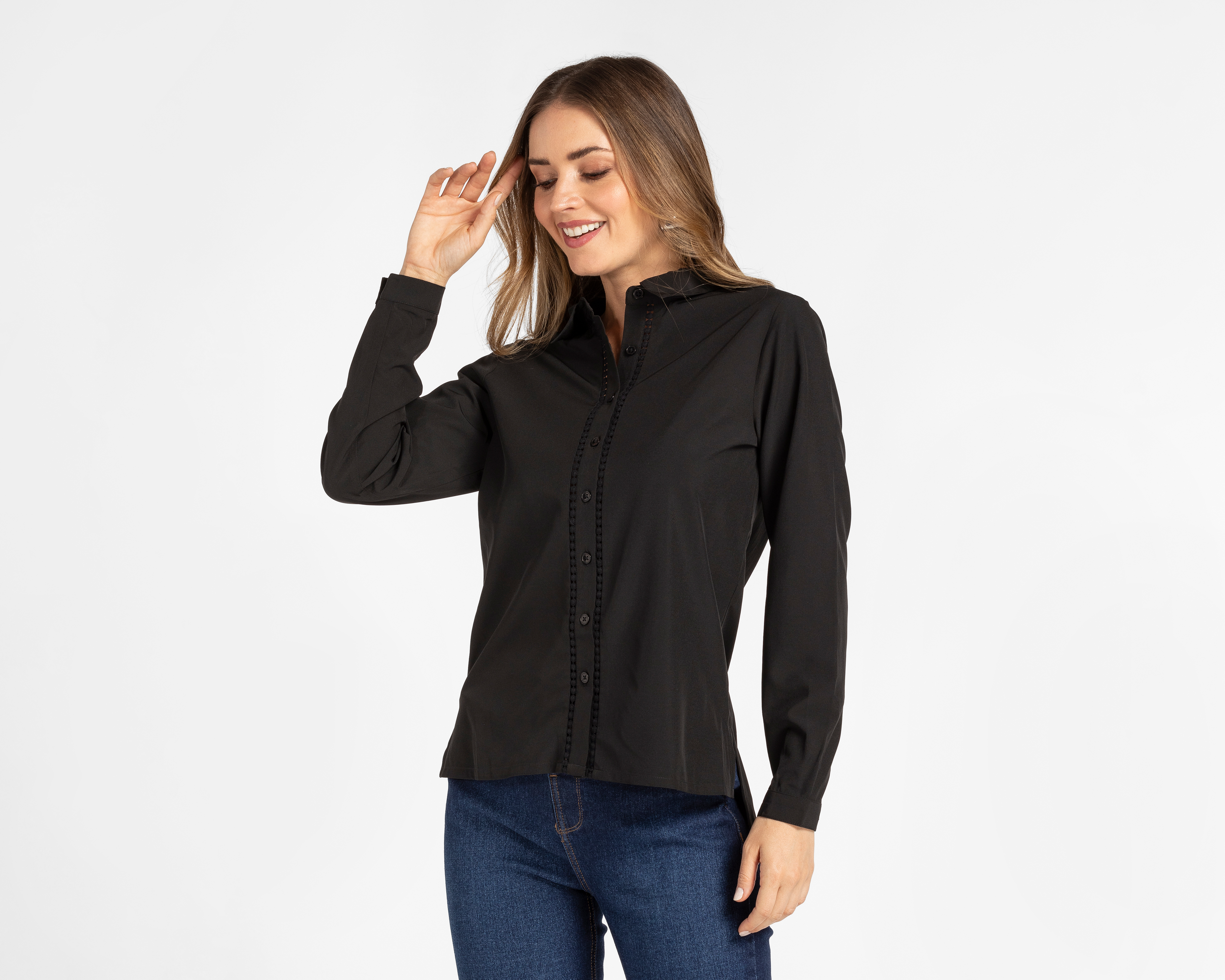 Blusa Manga Larga Sahara para Mujer