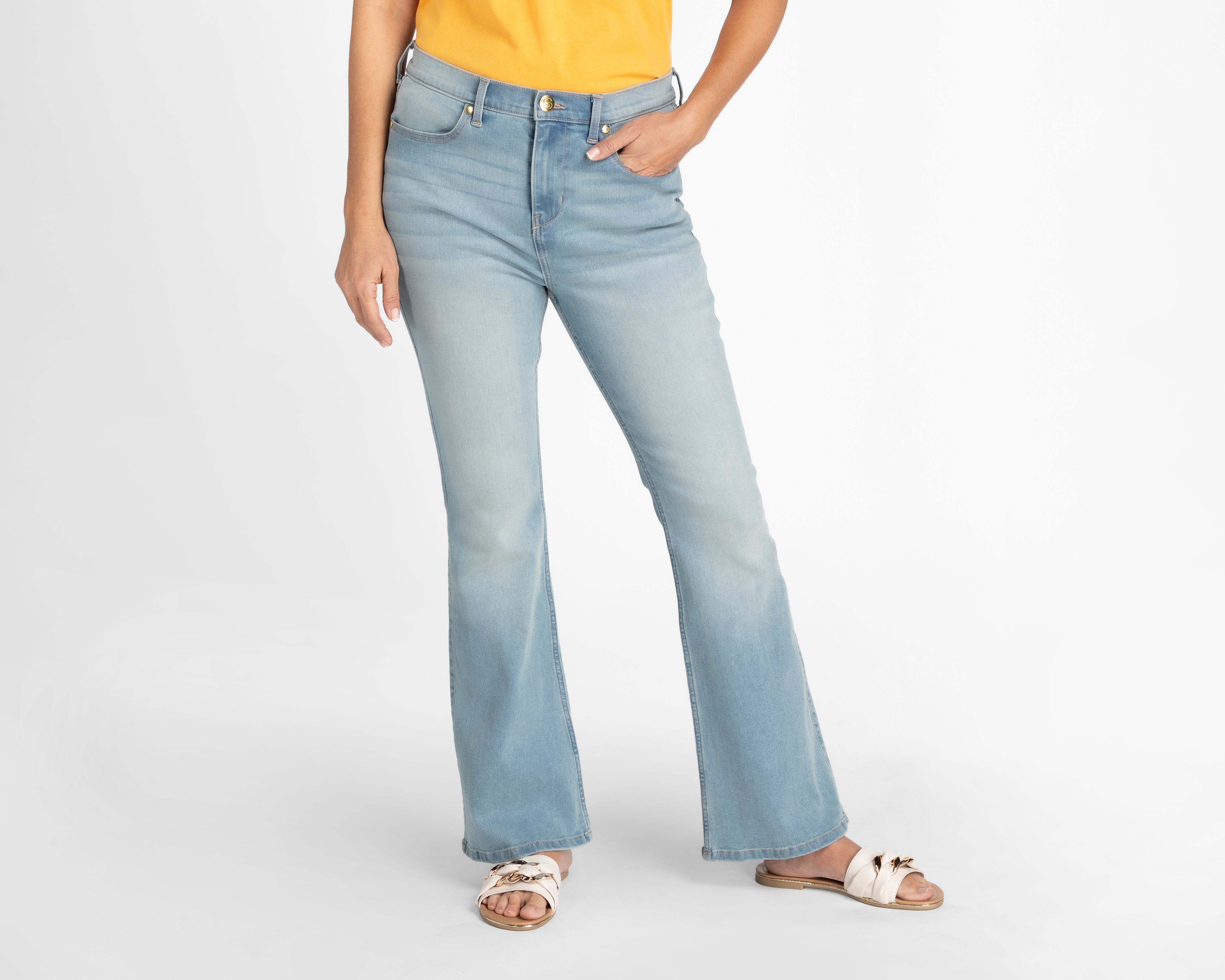 Jeans Sahara Flare Deslavados