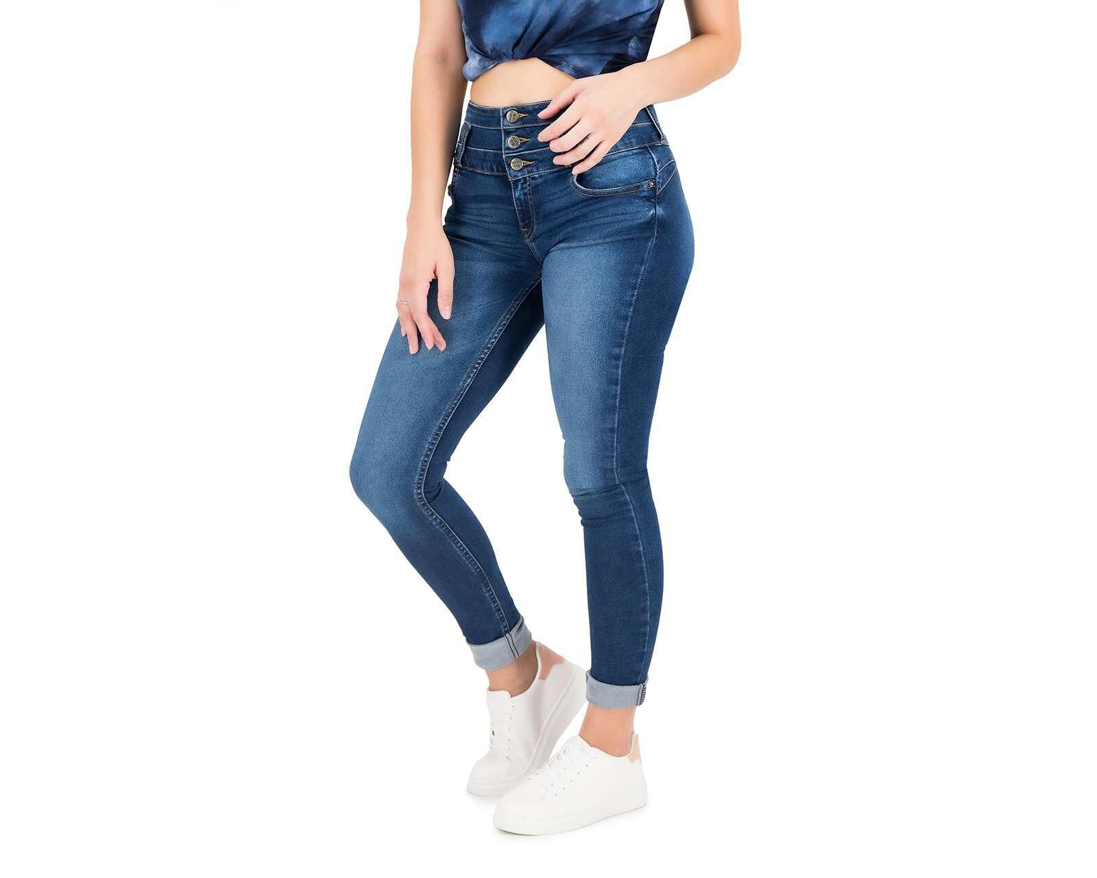 Foto 2 pulgar | Foto 1 | Jeans Push Up Boy London para Mujer