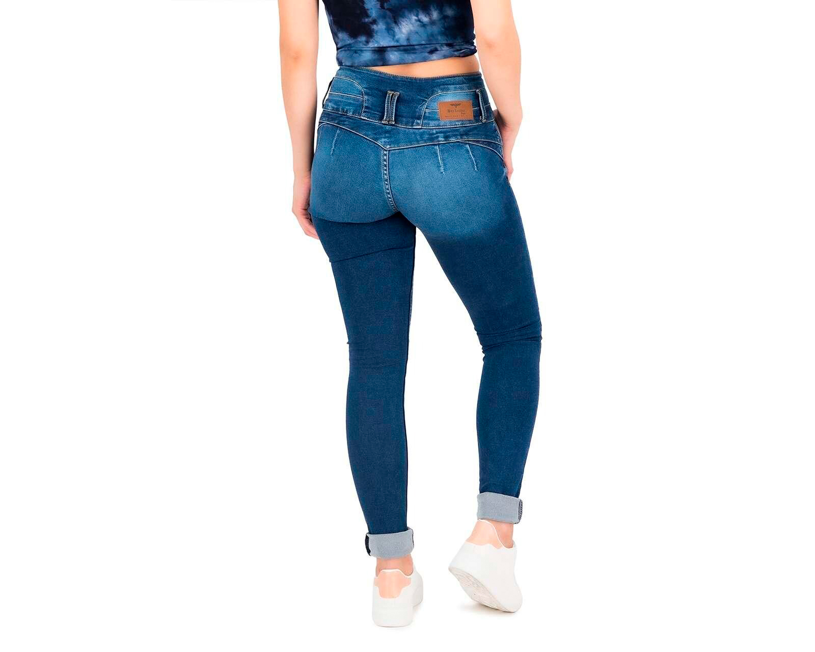 Foto 3 pulgar | Foto 2 | Jeans Push Up Boy London para Mujer