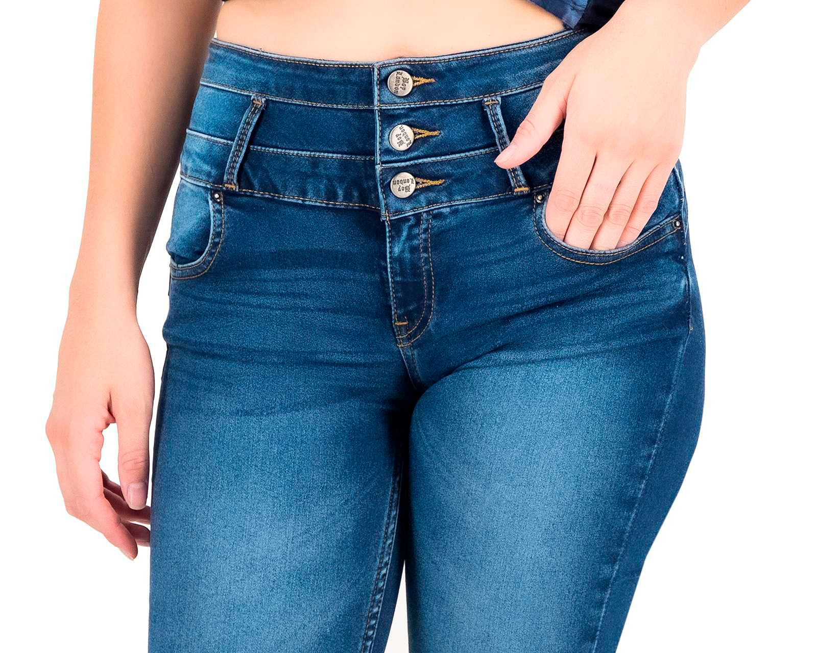 Foto 7 | Foto 7 | Jeans Push Up Boy London para Mujer