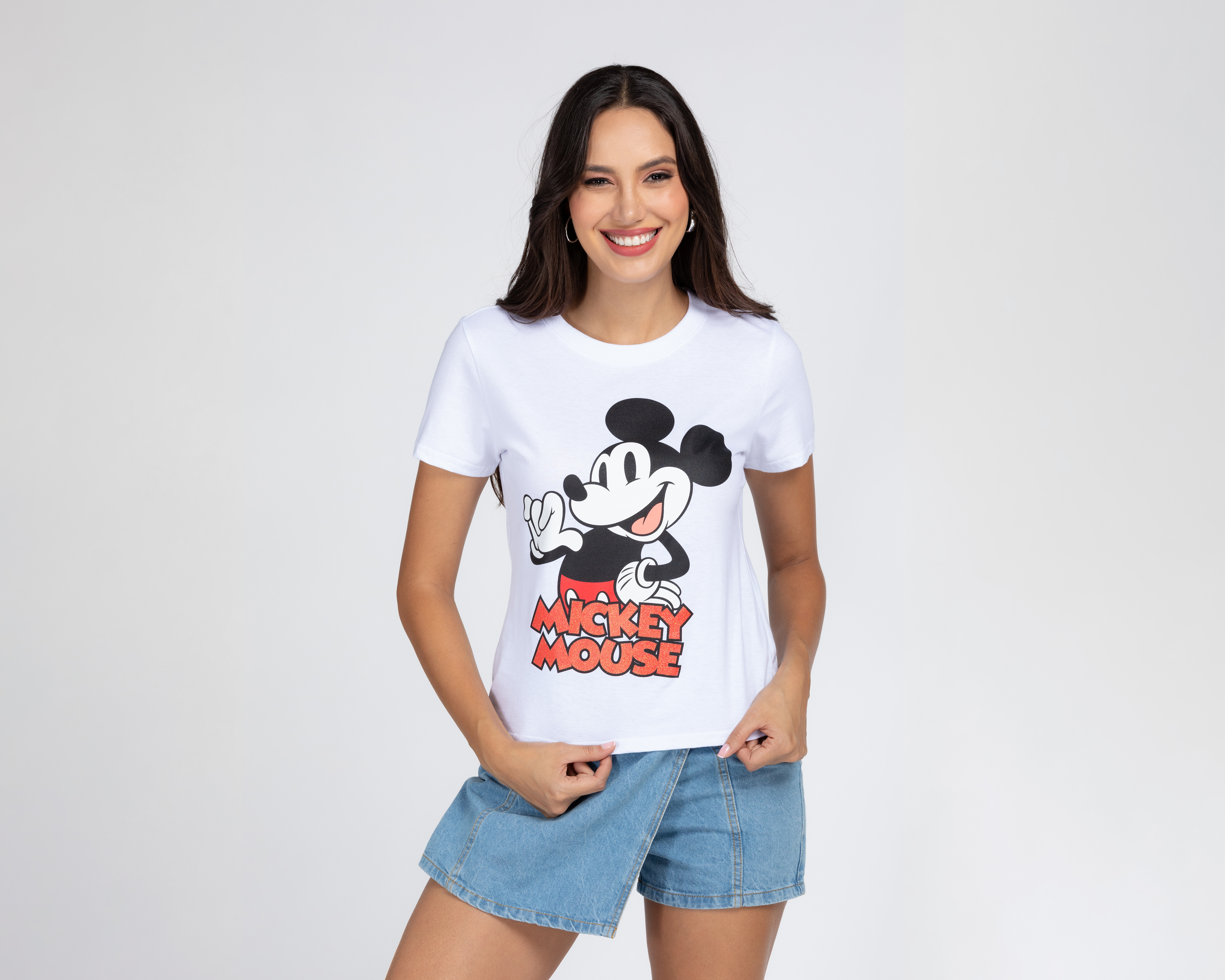 Playera Manga Corta Disney para Mujer