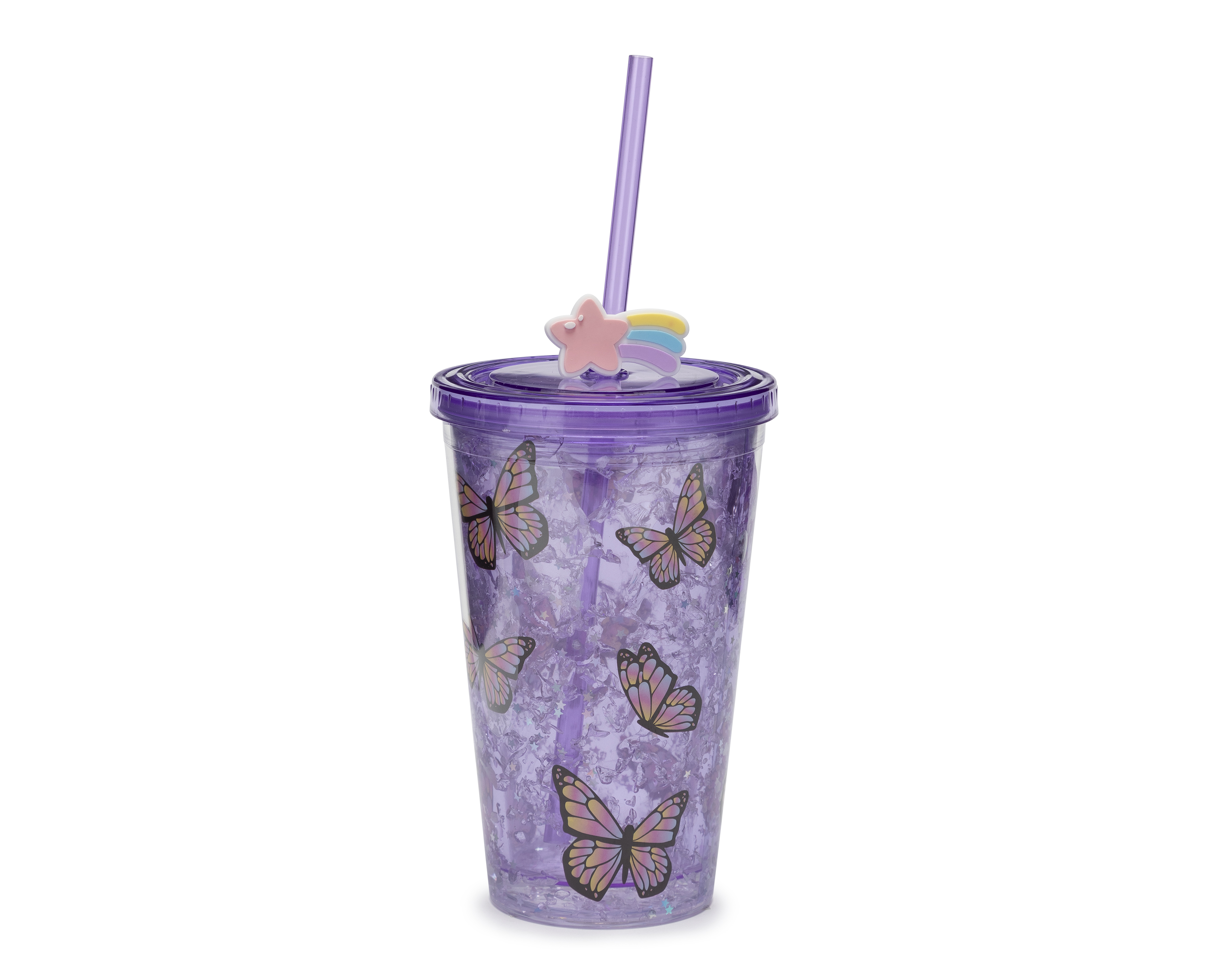Vaso 18 Forever con Tapa y Popote