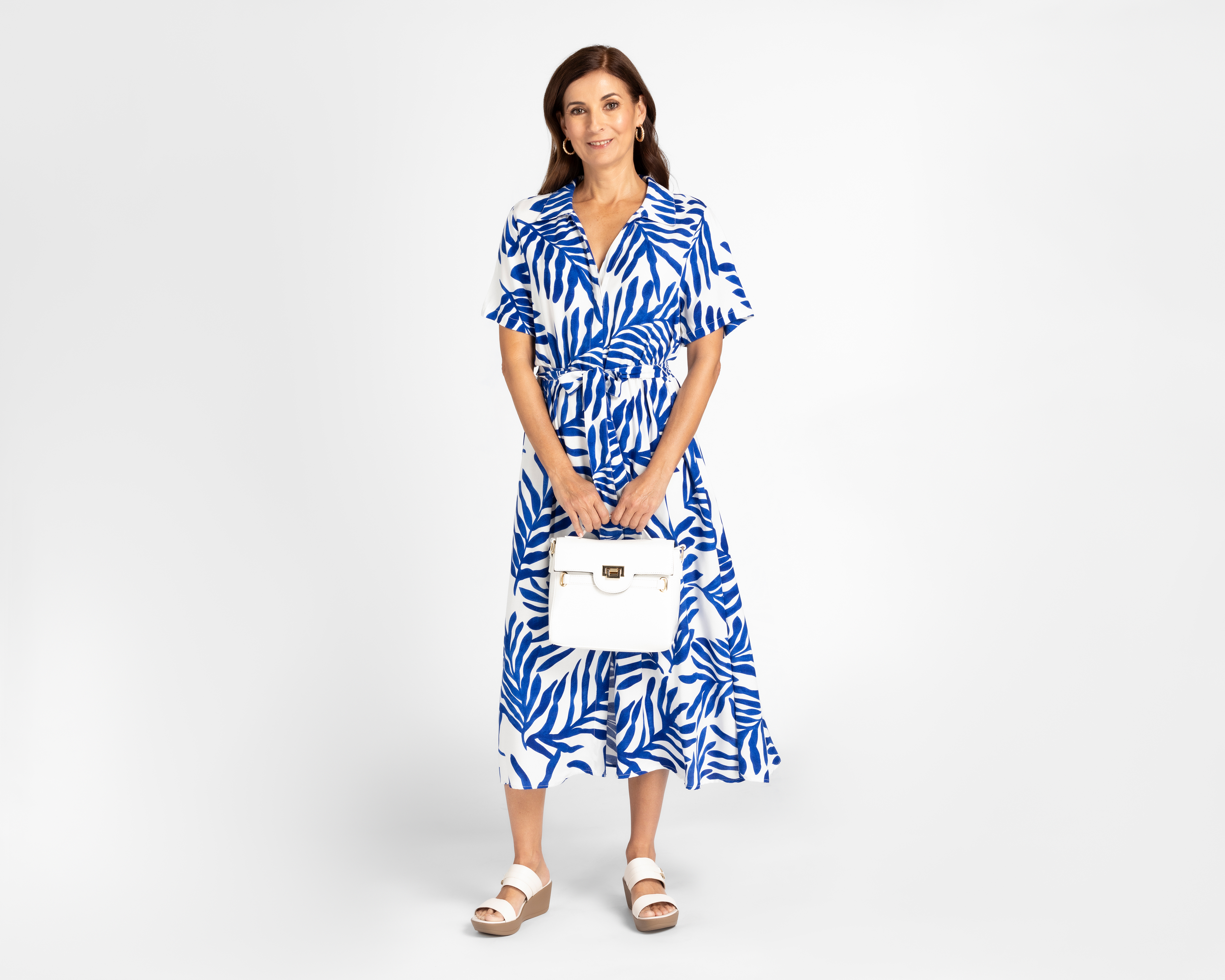 Foto 3 pulgar | Foto 2 | Vestido Lady Sun Midi Estampado Floral con Botones