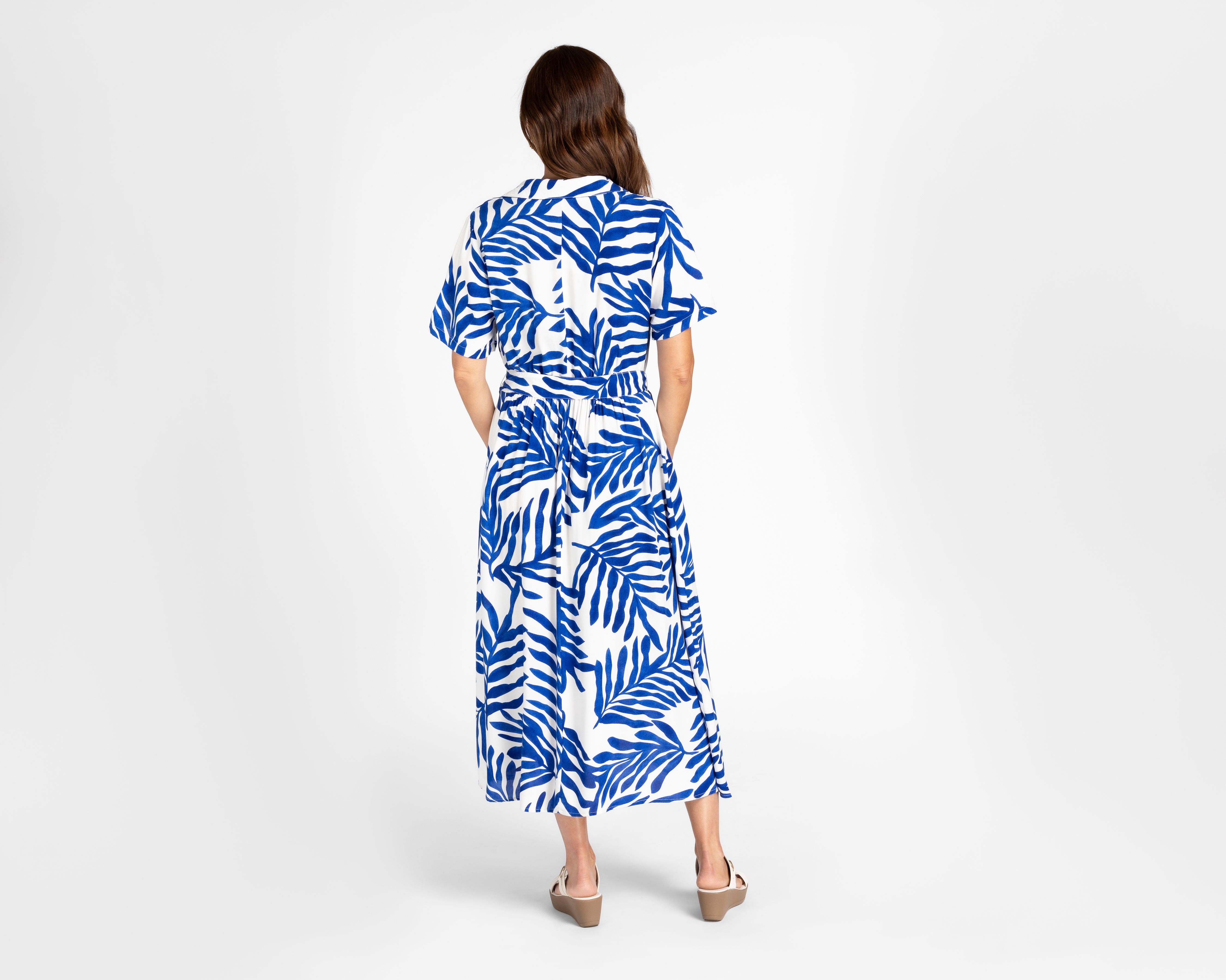 Foto 4 pulgar | Foto 3 | Vestido Lady Sun Midi Estampado Floral con Botones