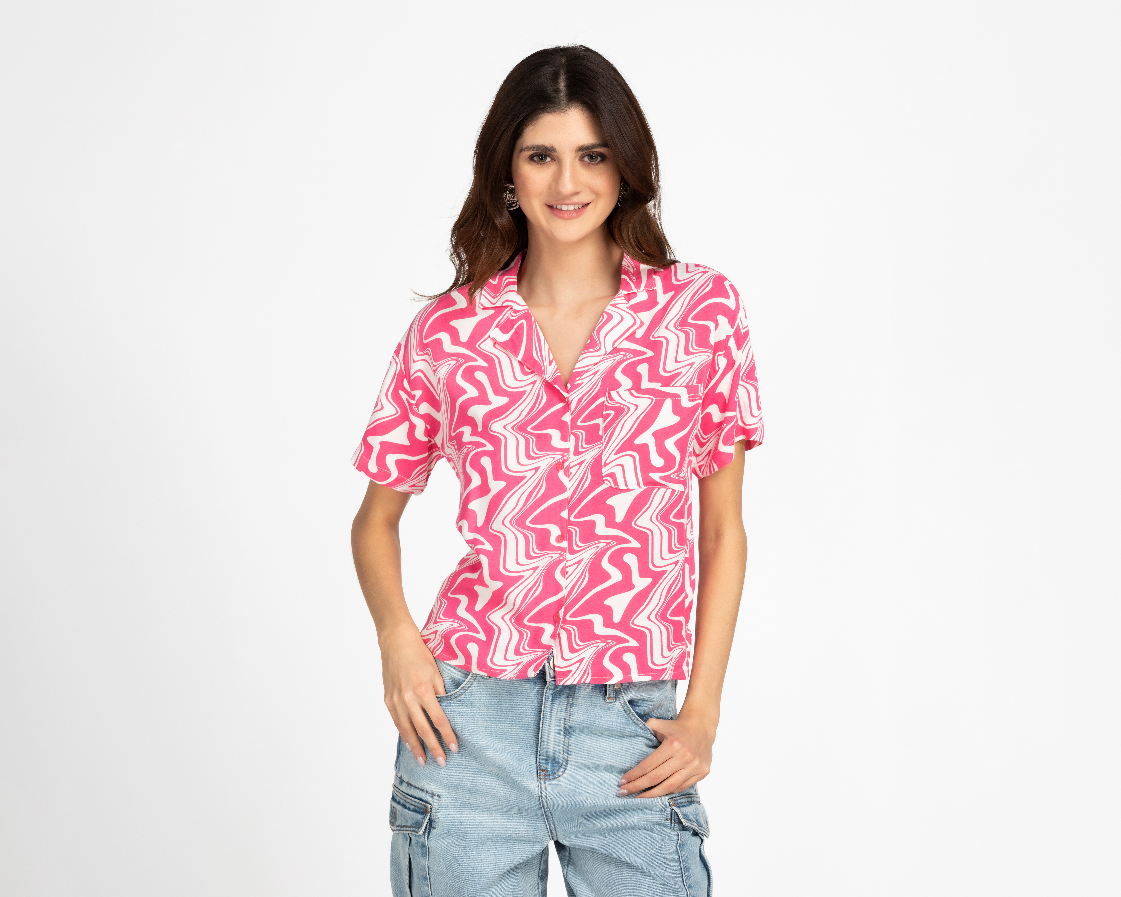 Blusa 18 Forever Estampada Manga Corta