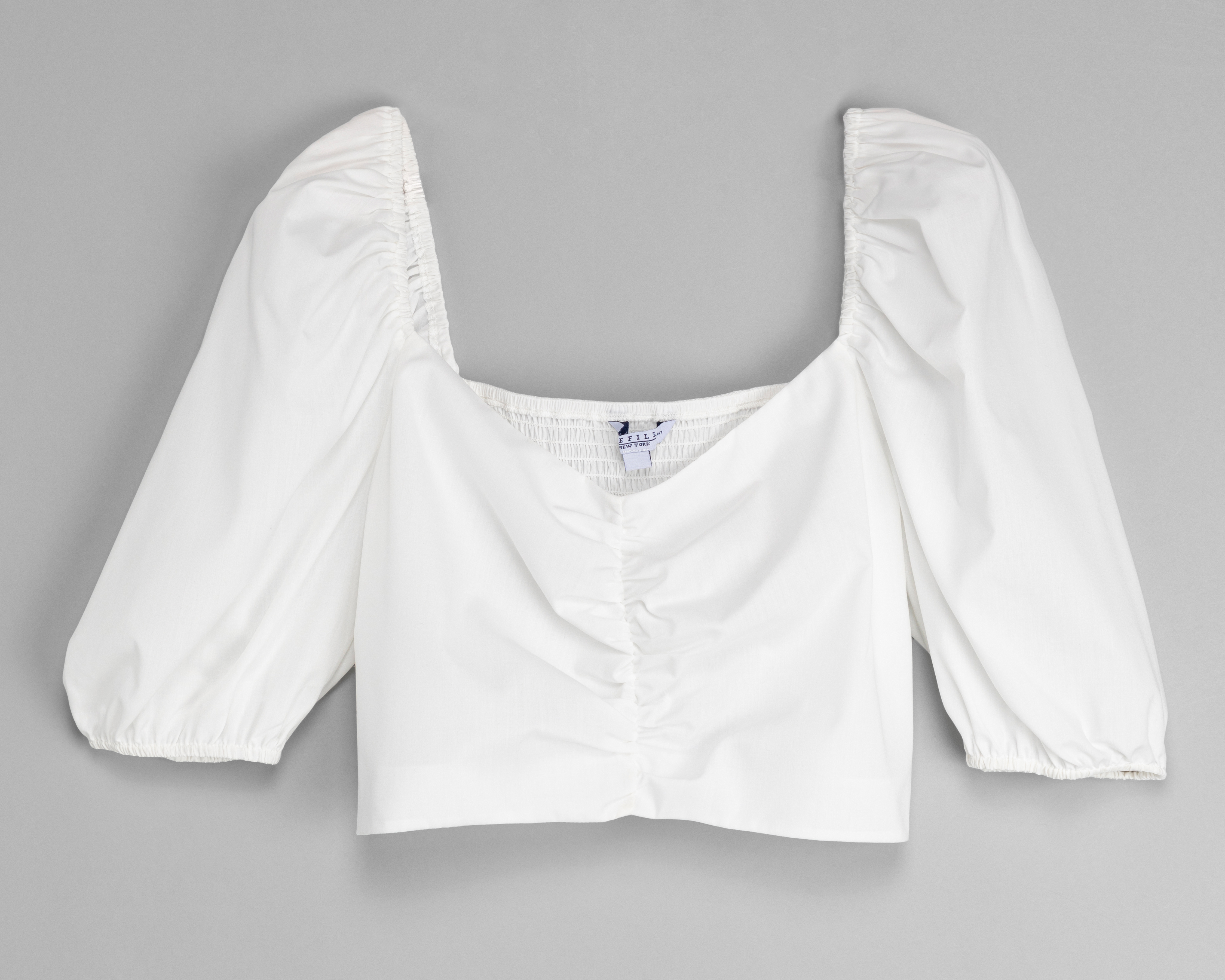 Foto 2 pulgar | Foto 1 | Blusa Refill tipo Crop Blanca