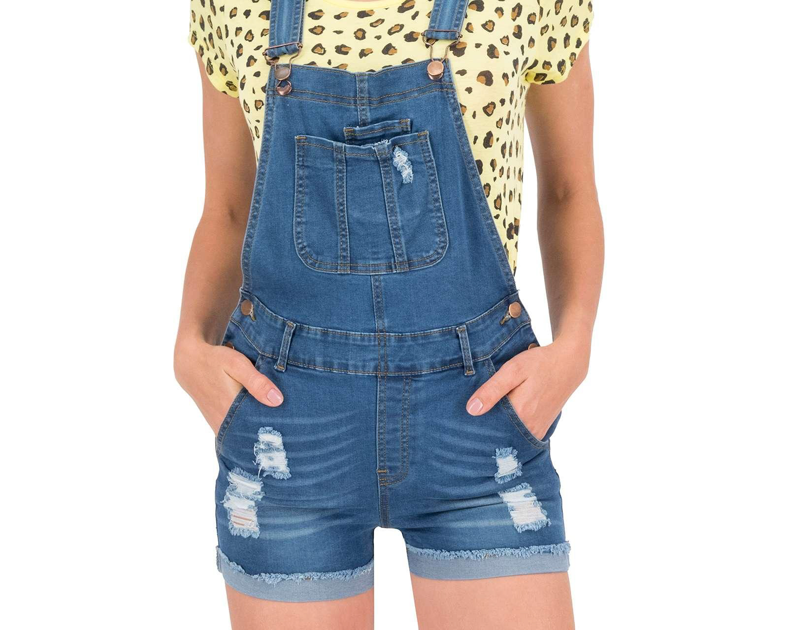 Foto 8 pulgar | Foto 7 | Overol de Mezclilla