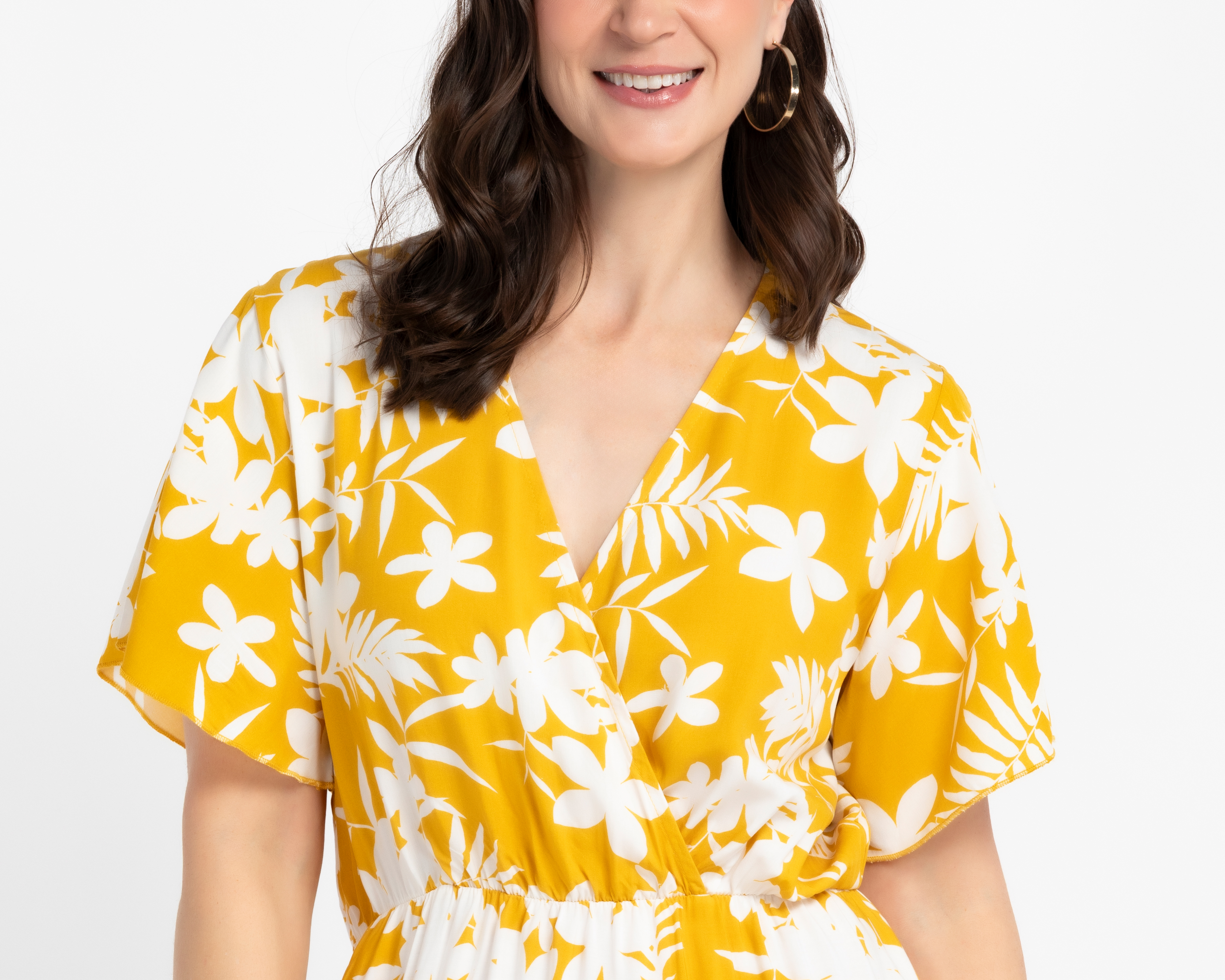 Foto 4 | Foto 4 | Vestido Lady Sun Casual Amarillo con Estampado Floral