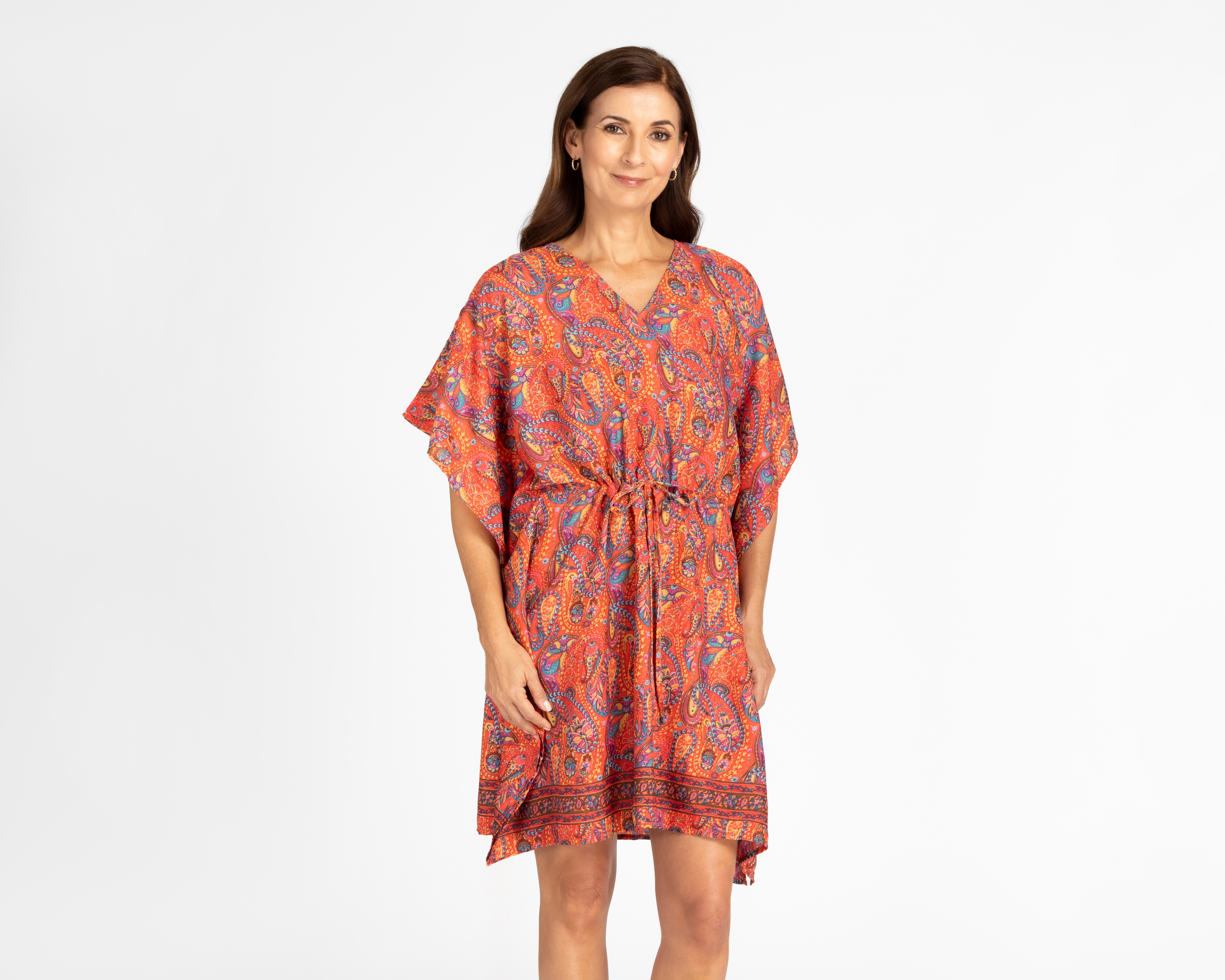 Vestido Lady Sun de Playa Anaranjado