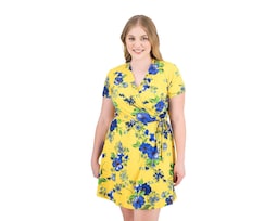 Vestido Spiral Casual Estampado Floral Corto