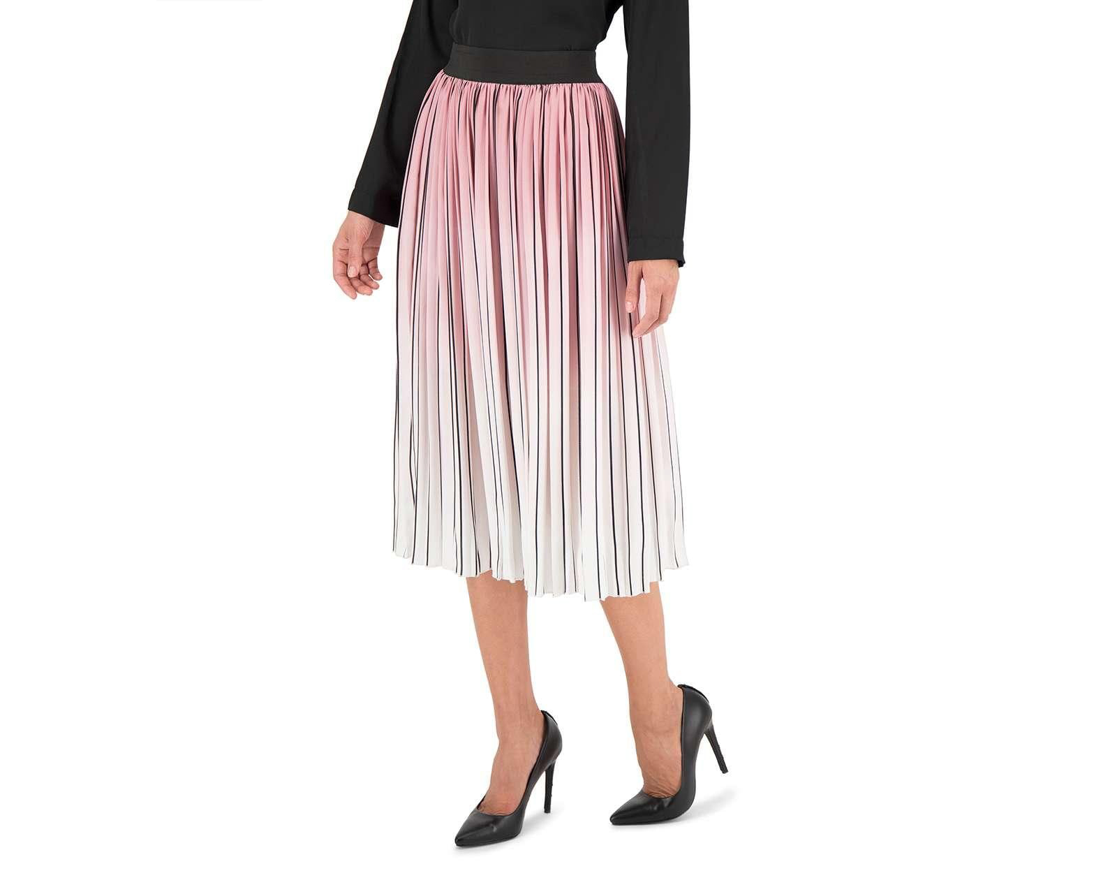 Falda Midi Sahara Plisada