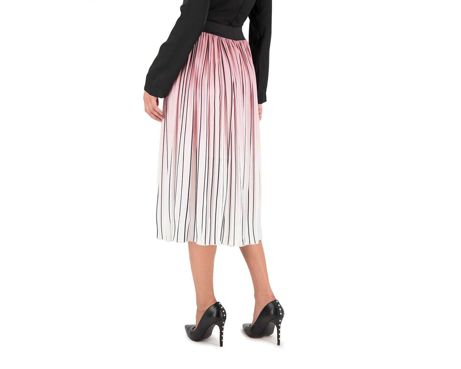 Foto 3 pulgar | Foto 2 | Falda Midi Sahara Plisada