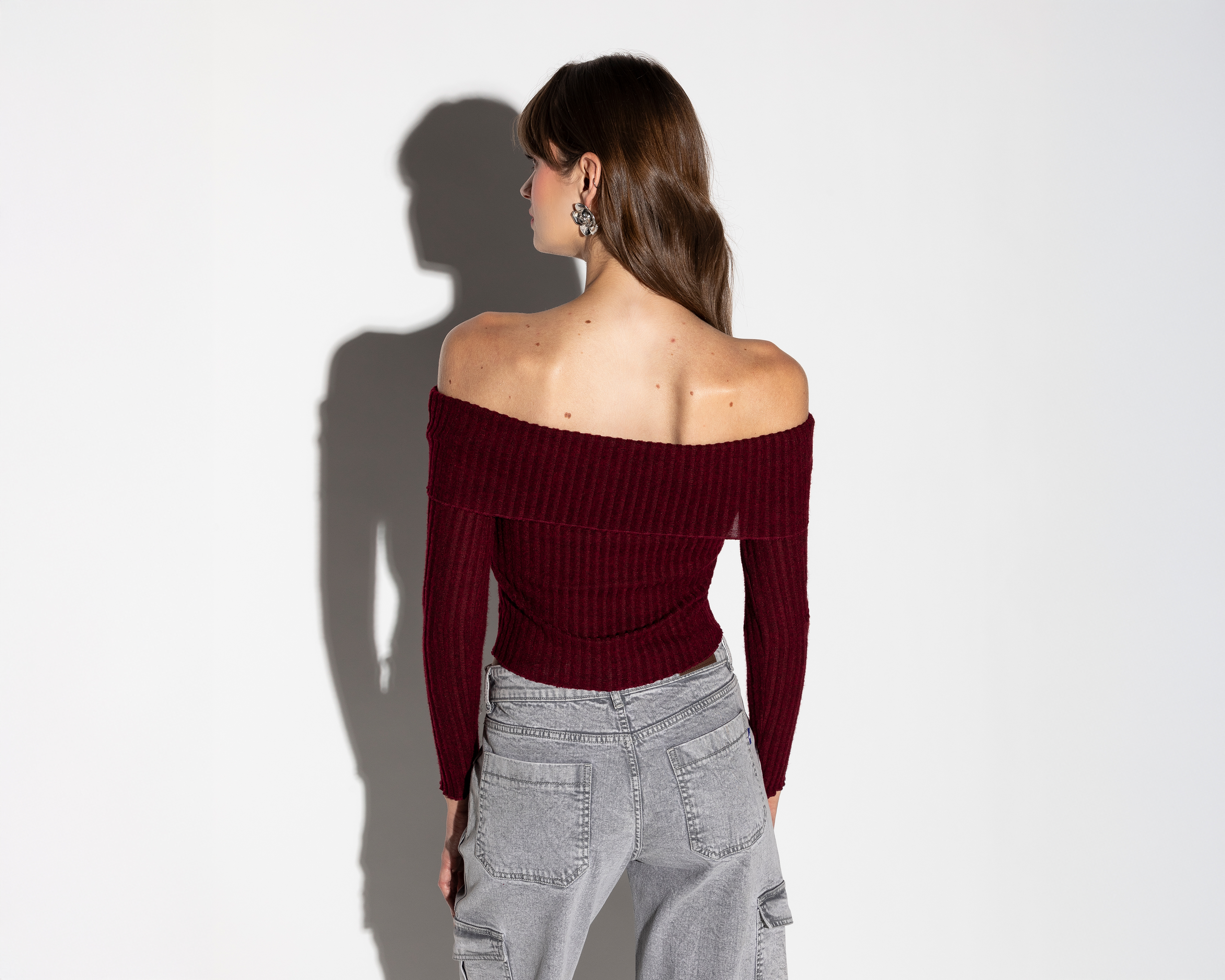 Foto 4 pulgar | Foto 3 | Blusa Strona Hombros Descubiertos para Mujer