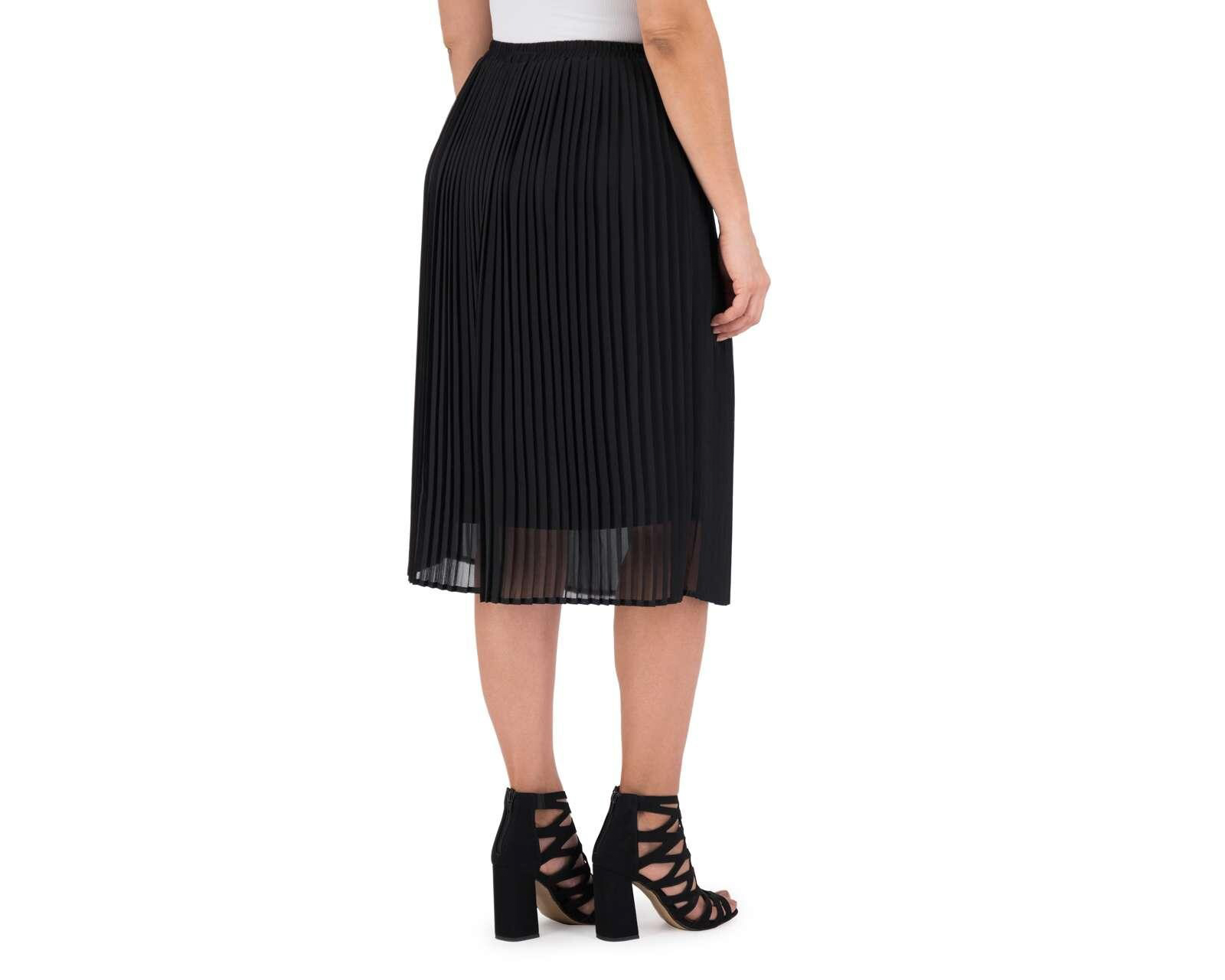 Foto 3 pulgar | Foto 2 | Falda Midi Sahara Plisada