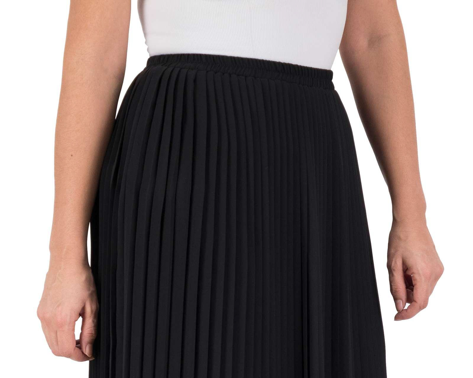 Foto 4 pulgar | Foto 3 | Falda Midi Sahara Plisada