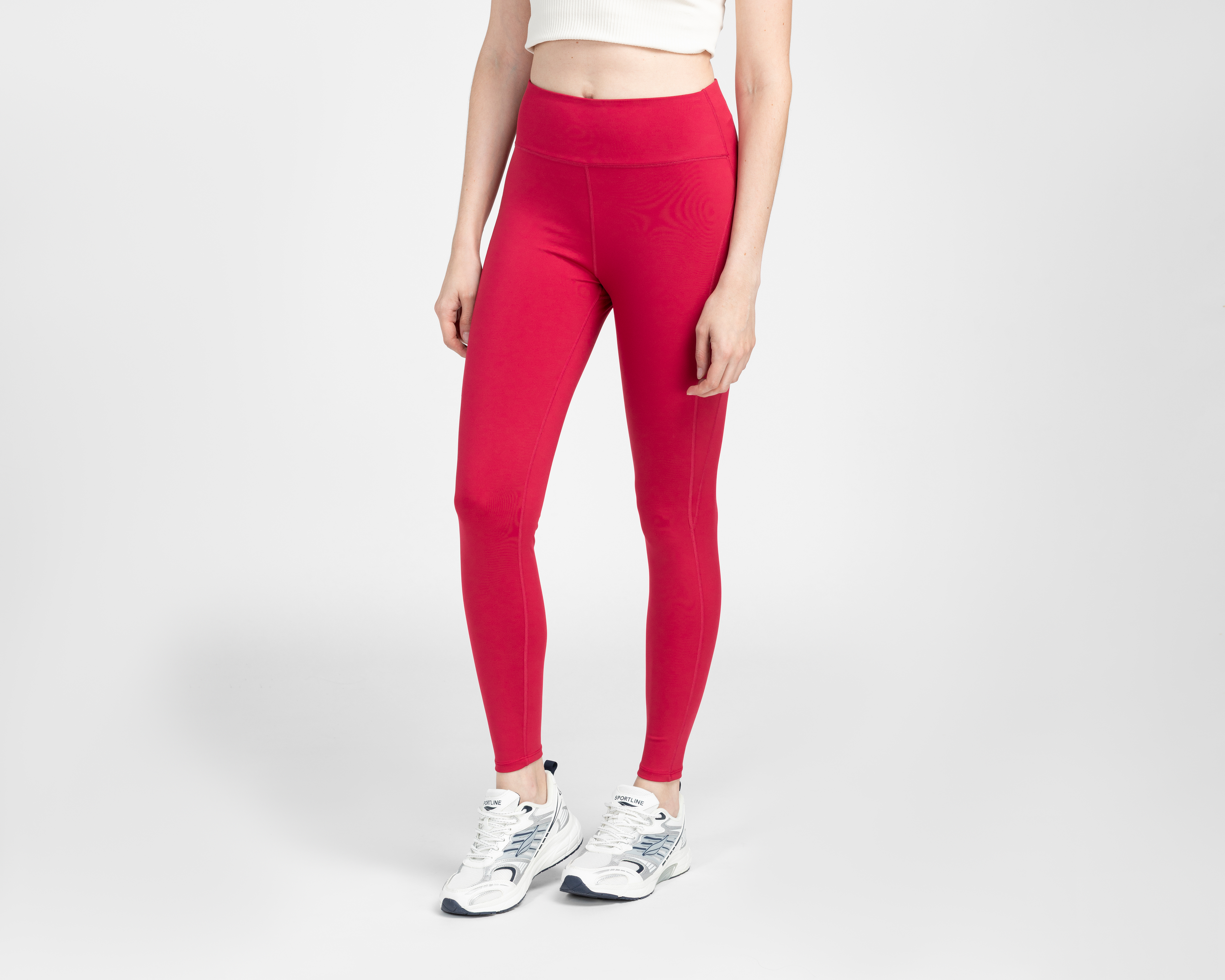 Foto 2 pulgar | Foto 1 | Leggins Rojos Skechers Active 4 Way Stretch para Mujer
