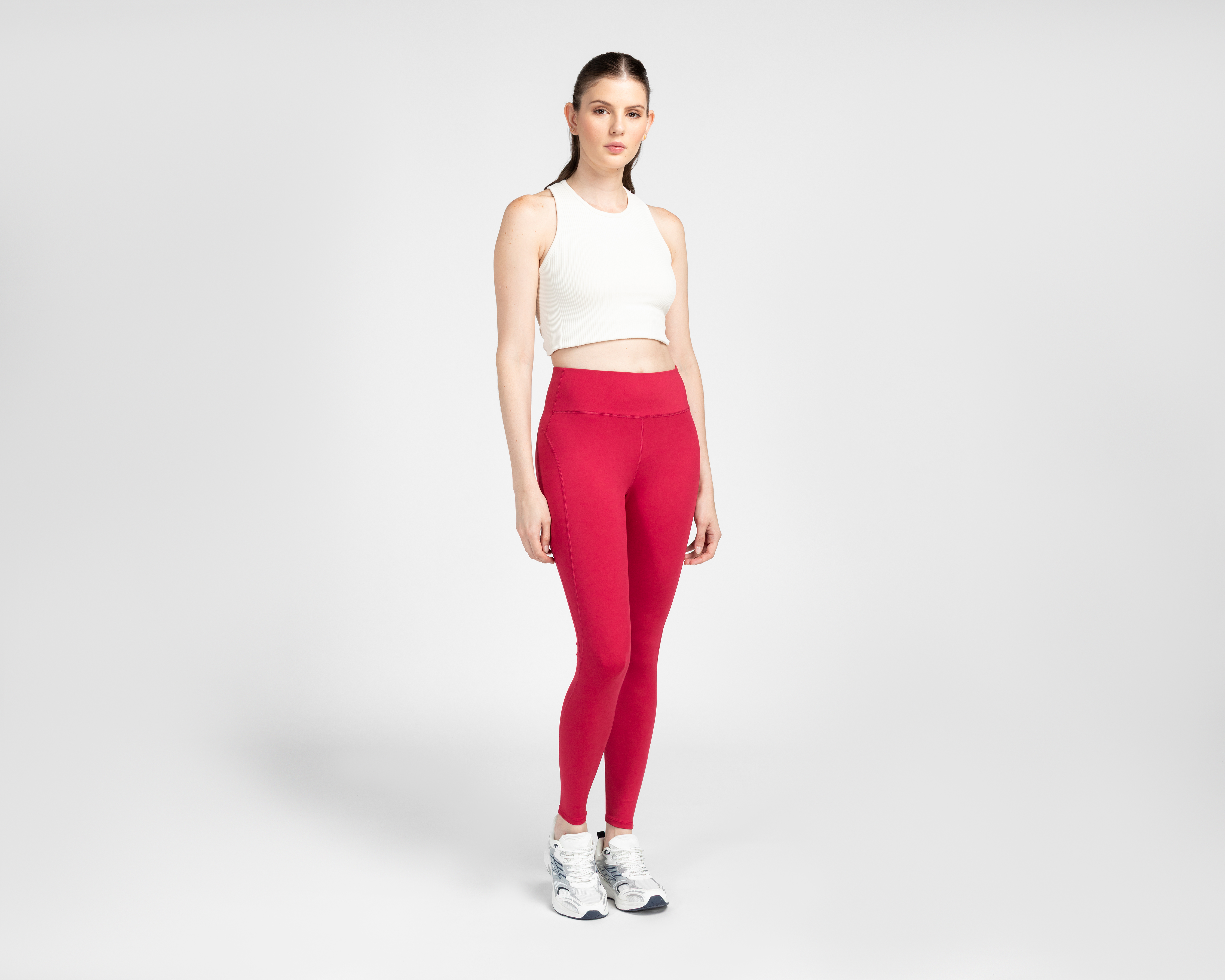 Foto 3 pulgar | Foto 2 | Leggins Rojos Skechers Active 4 Way Stretch para Mujer