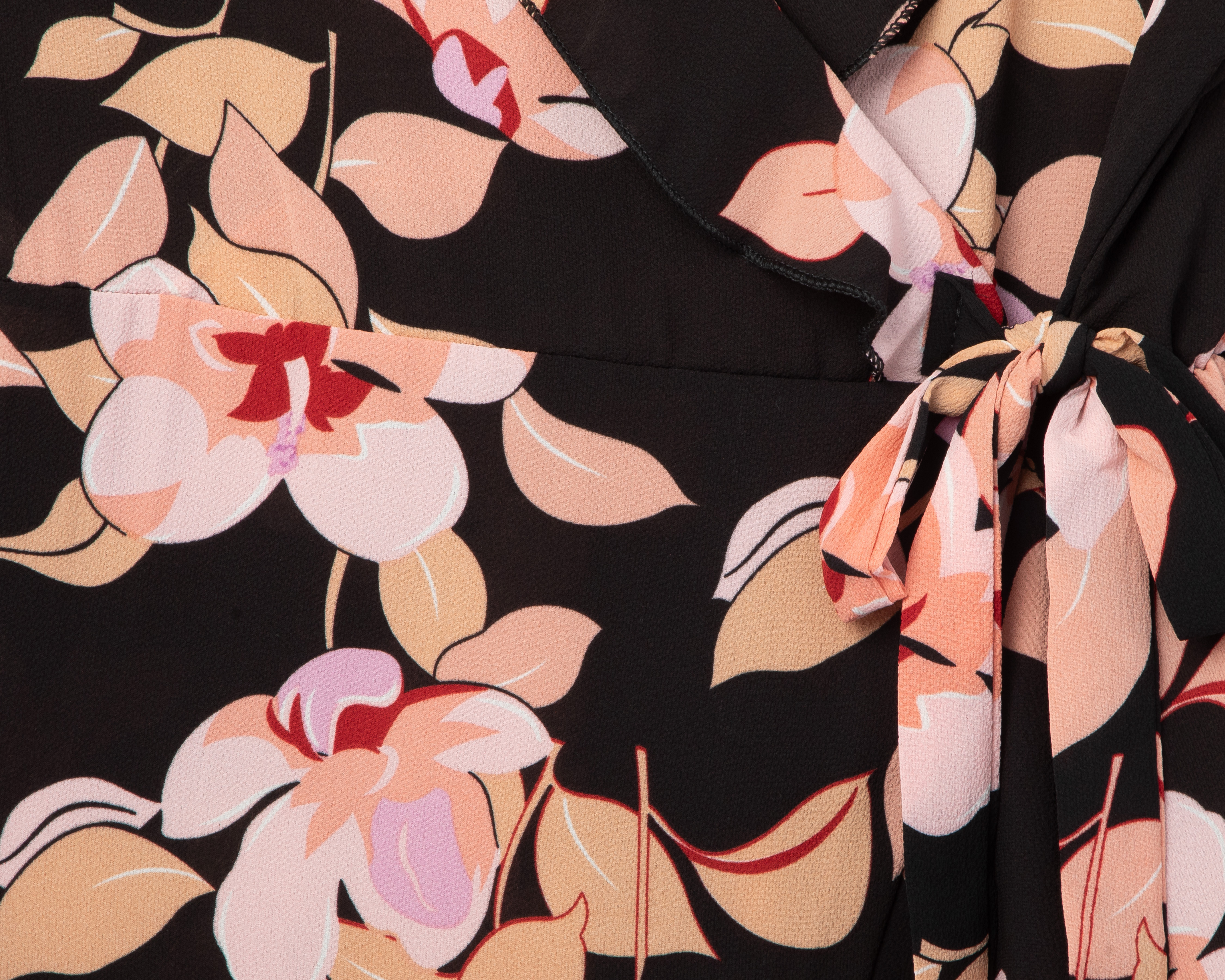 Foto 3 | Foto 3 | Vestido Casual Sahara Escote Cruzado con Estampado de Flores