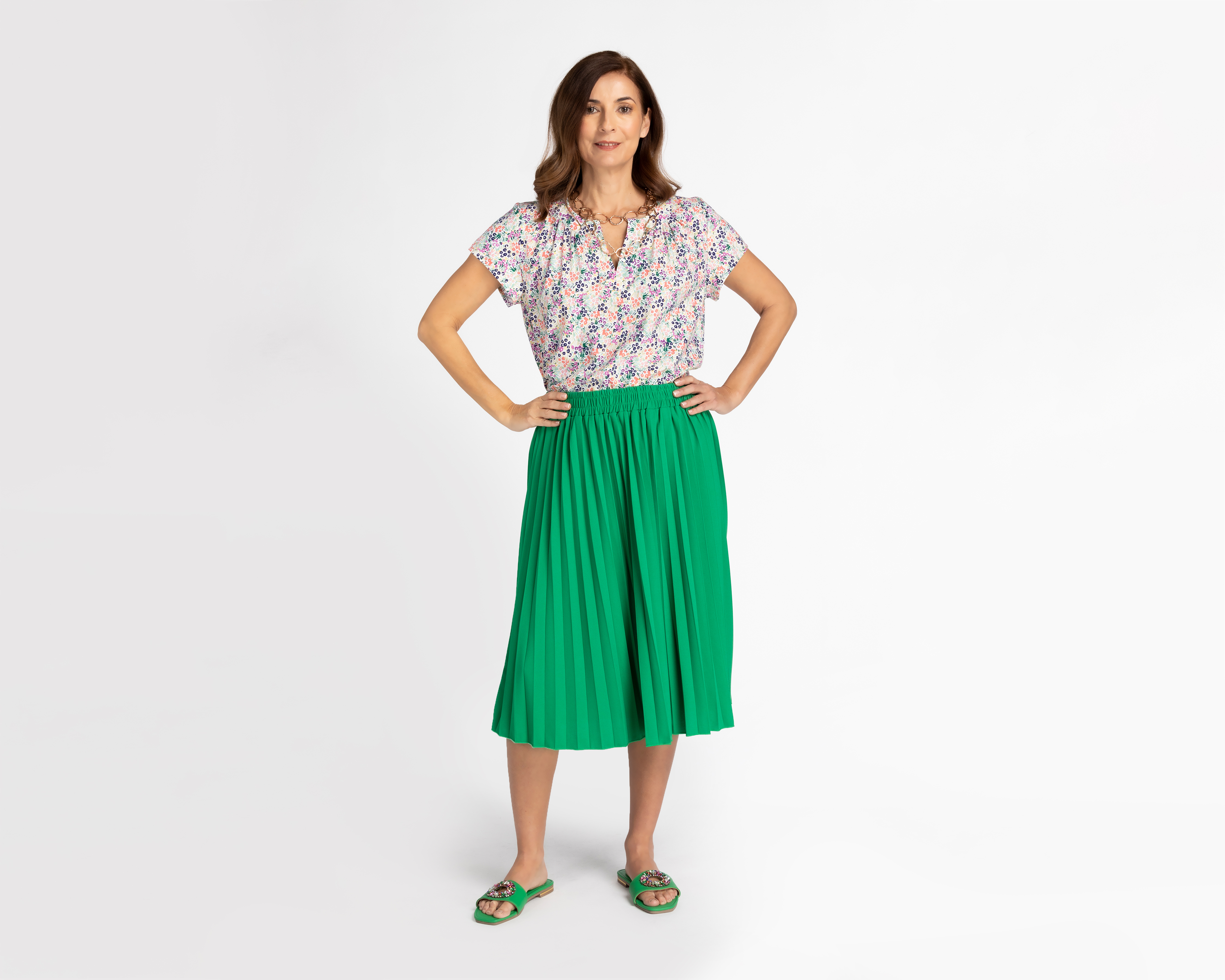 Foto 2 | Foto 2 | Falda Midi Sahara Plisada