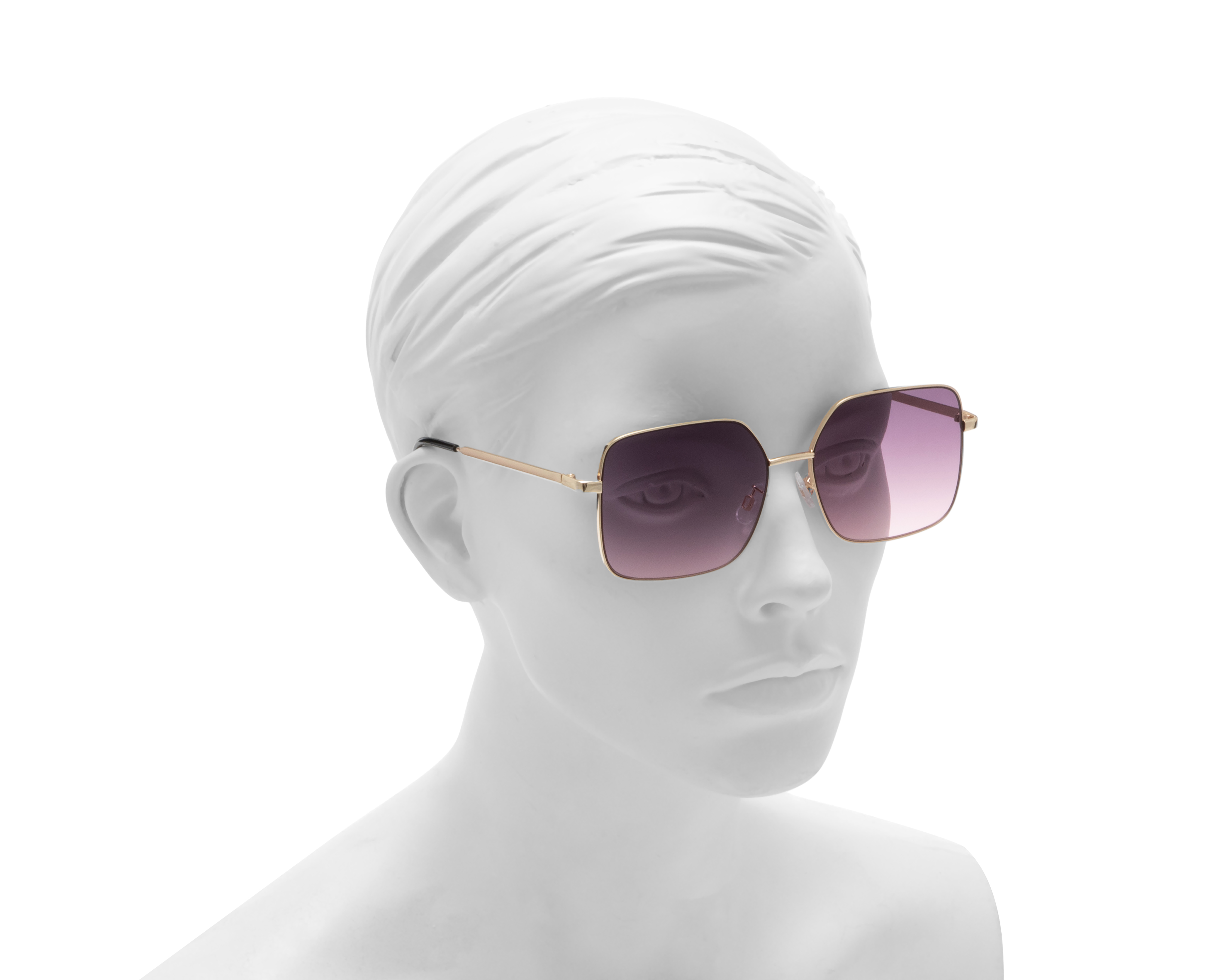 Foto 6 pulgar | Foto 5 | Lentes de Sol Strona Cuadrados Dorados