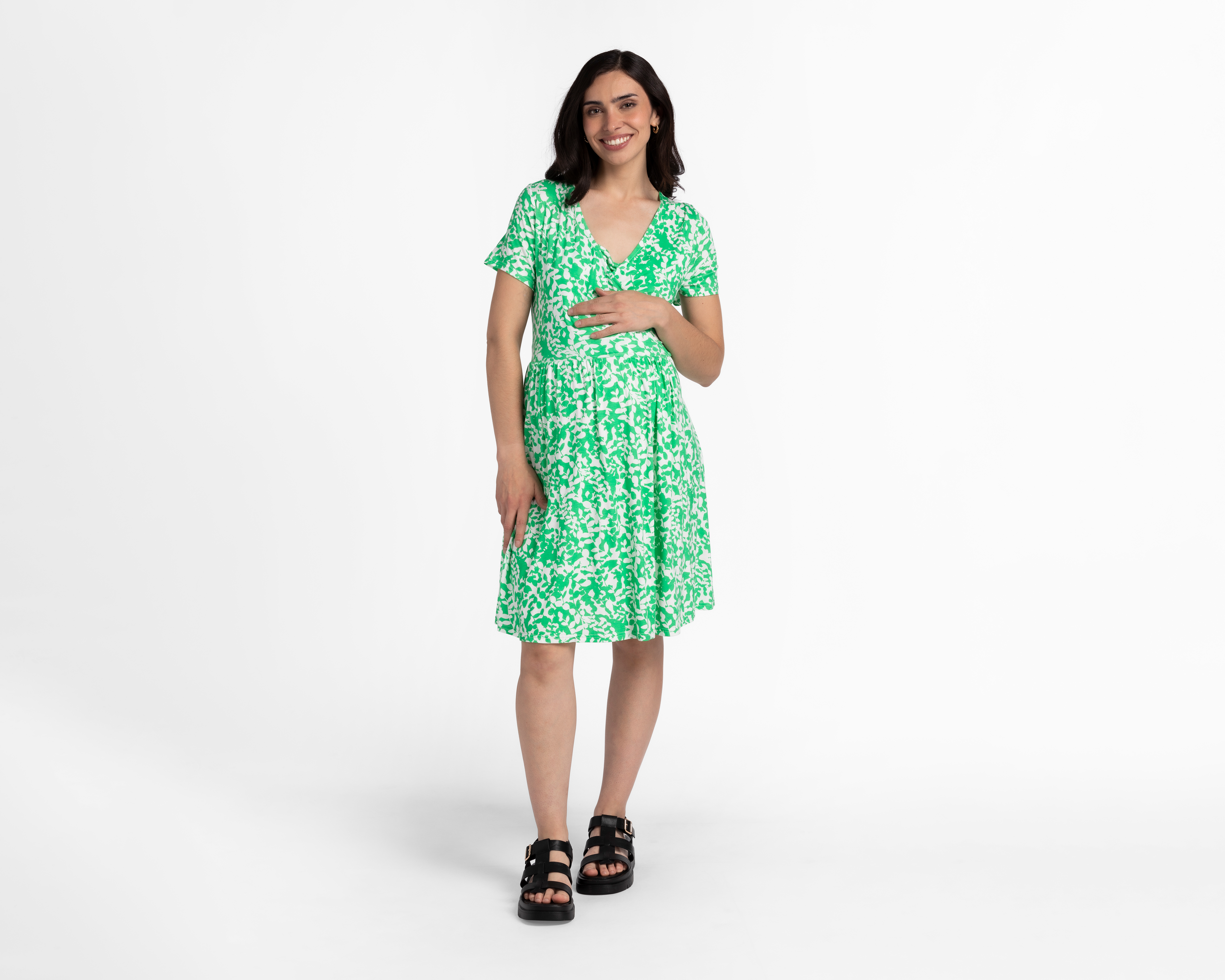 Vestido de Maternidad Mamá Bella Manga Corta