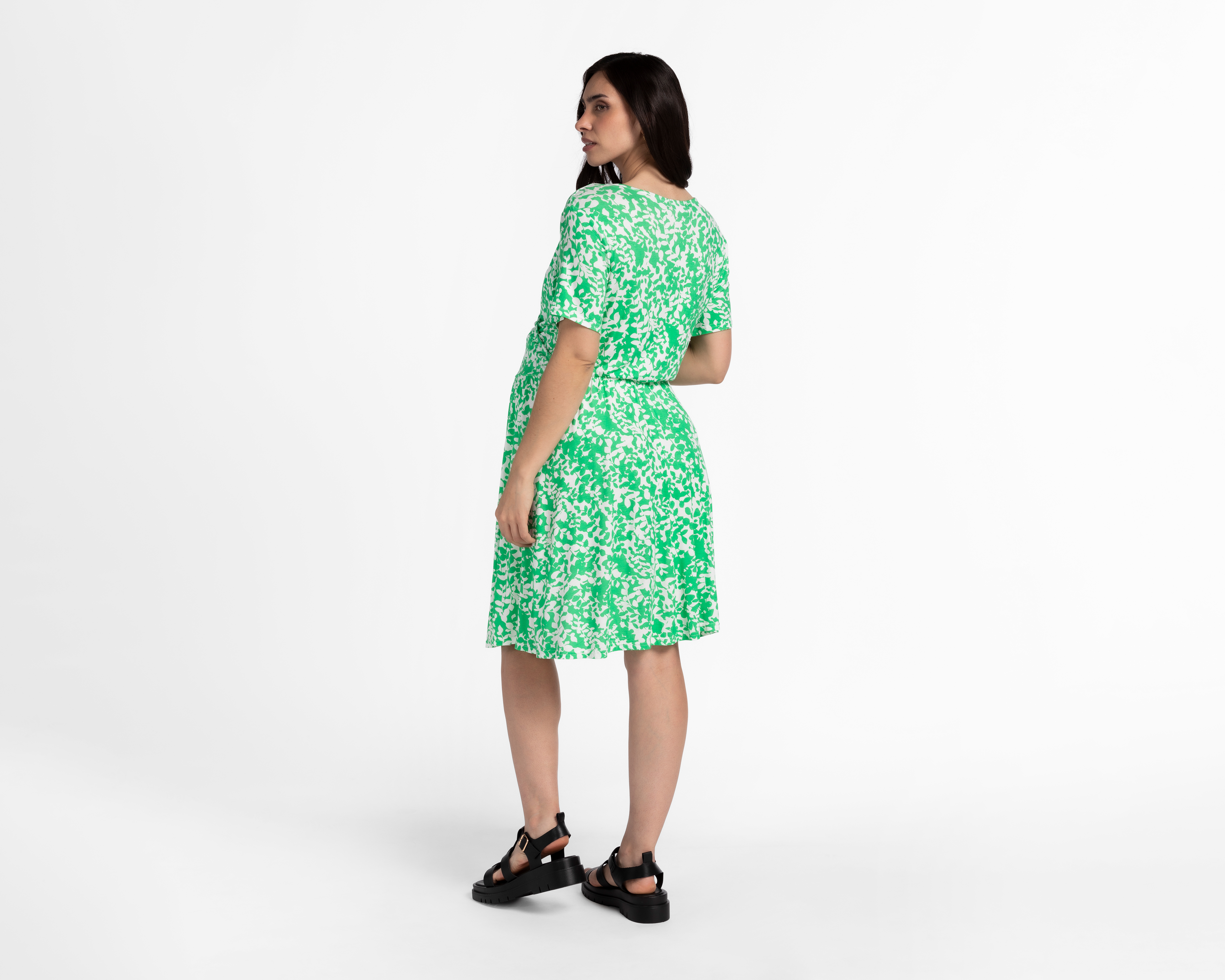 Foto 4 pulgar | Foto 3 | Vestido de Maternidad Mamá Bella Manga Corta