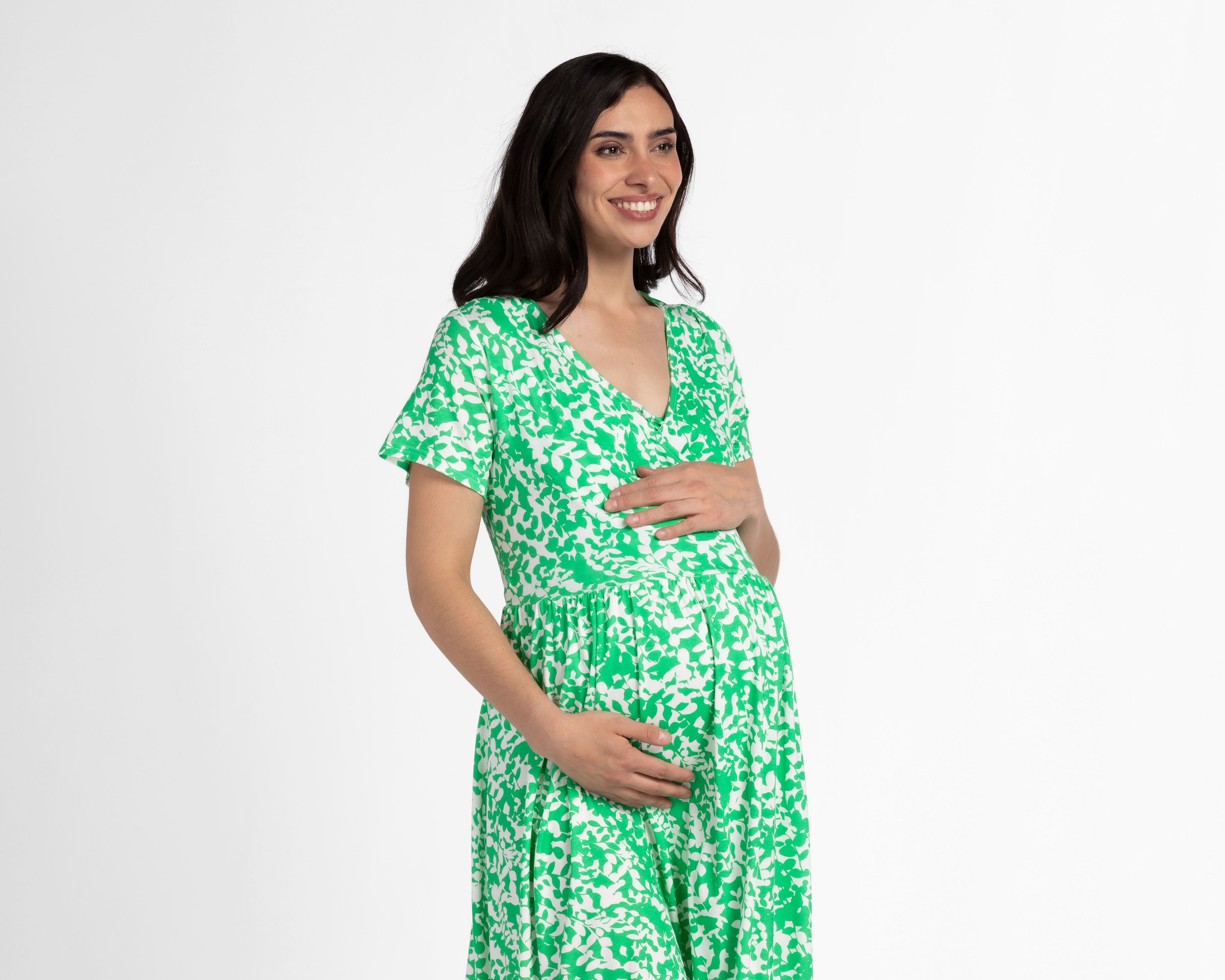 Foto 4 | Foto 4 | Vestido de Maternidad Mamá Bella Manga Corta