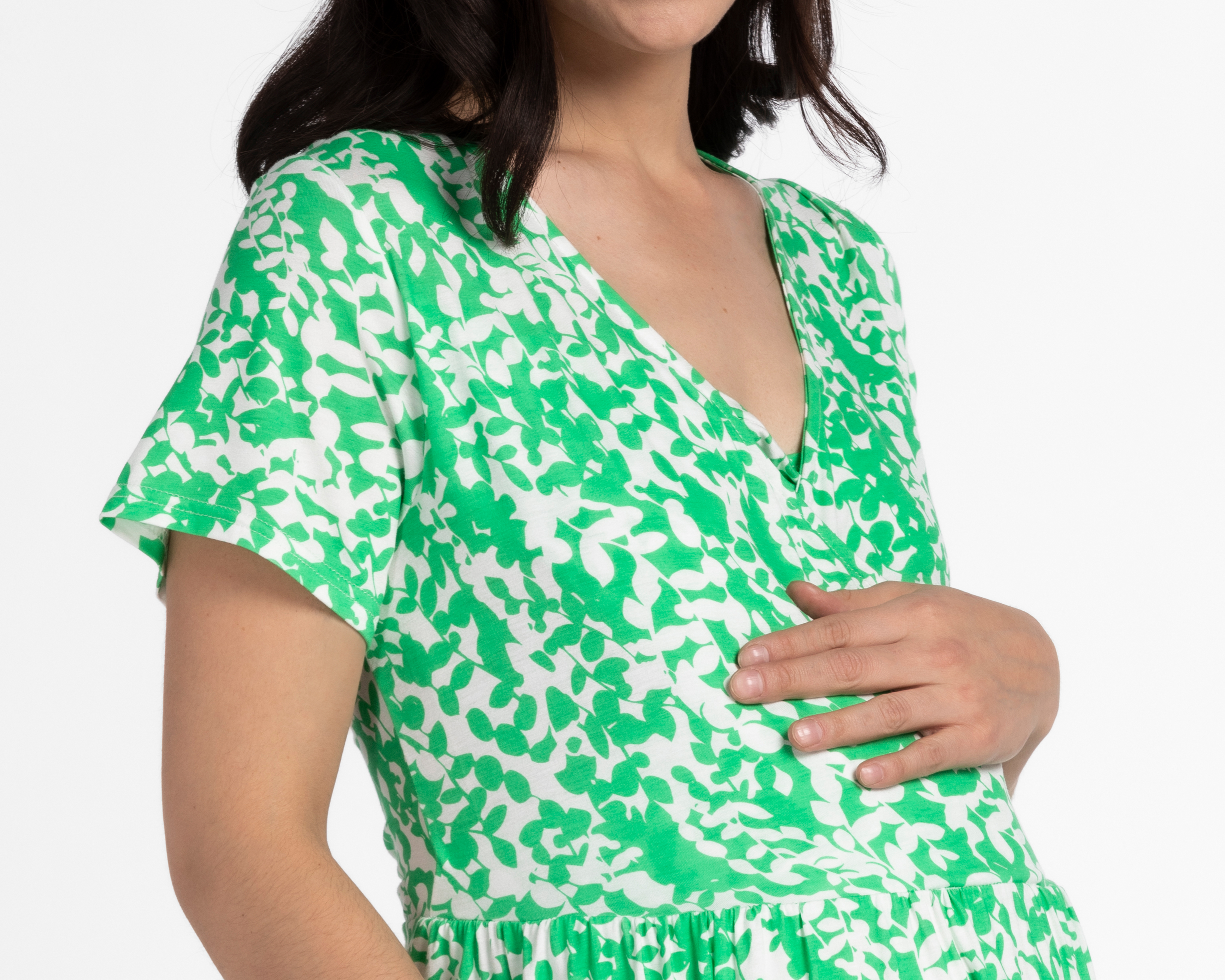 Foto 6 pulgar | Foto 5 | Vestido de Maternidad Mamá Bella Manga Corta