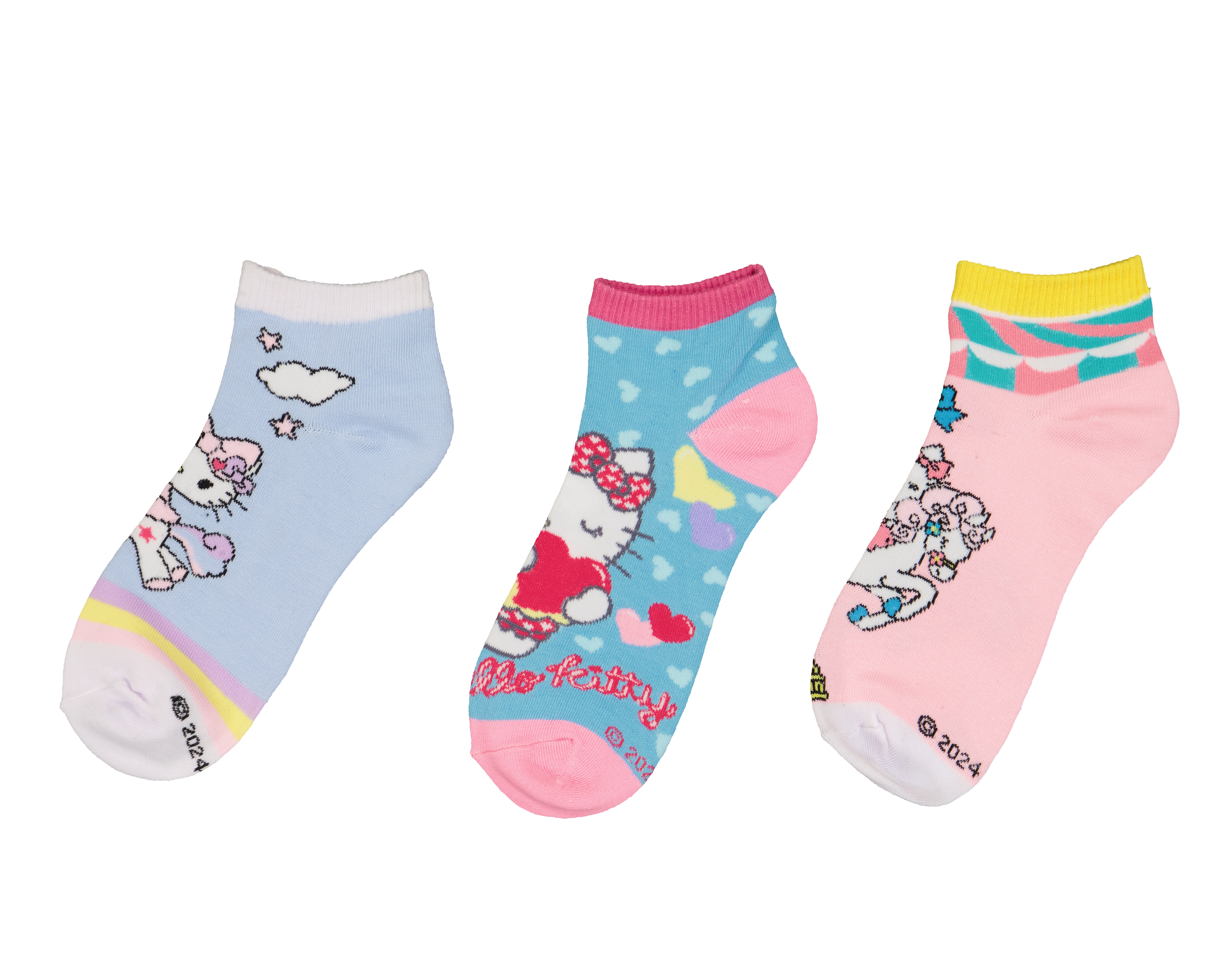 Foto 1 | Foto 1 | Calcetas Hello Kitty para Mujer 3 Pares