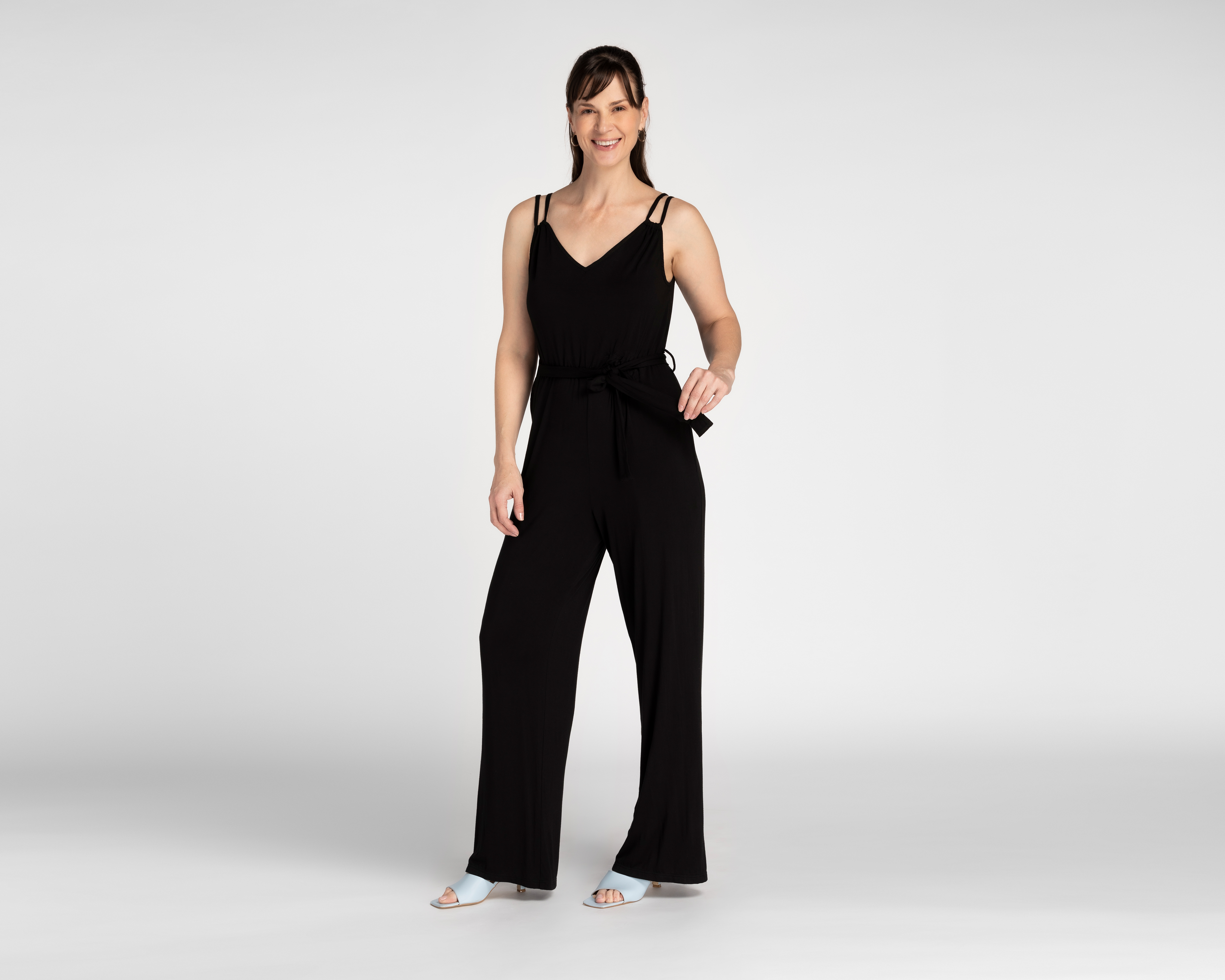 Jumper Lady Sun Casual con Tirantes Negro