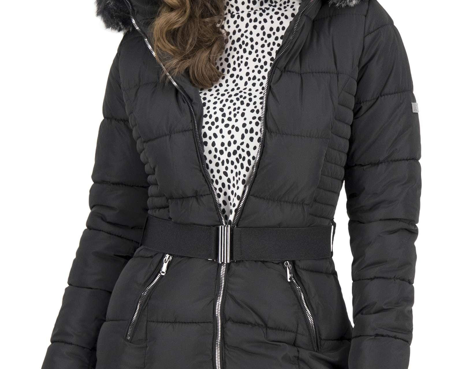 Foto 3 | Foto 3 | Chamarra Jennifer Lopez Capitonada Negra