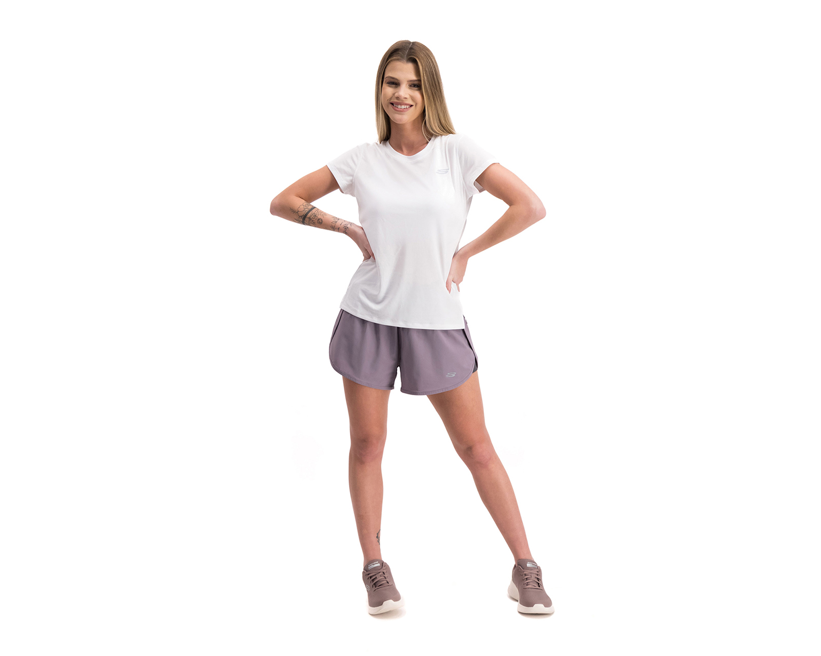 Foto 4 pulgar | Foto 3 | Playera Skechers de Entrenamiento para Mujer