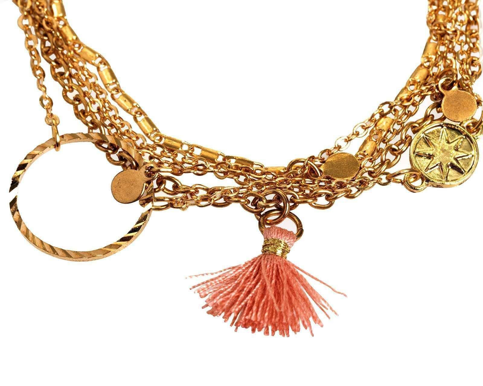 Foto 4 | Foto 4 | Pulsera Metálicas Thinner Dorada para Mujer 5 Piezas