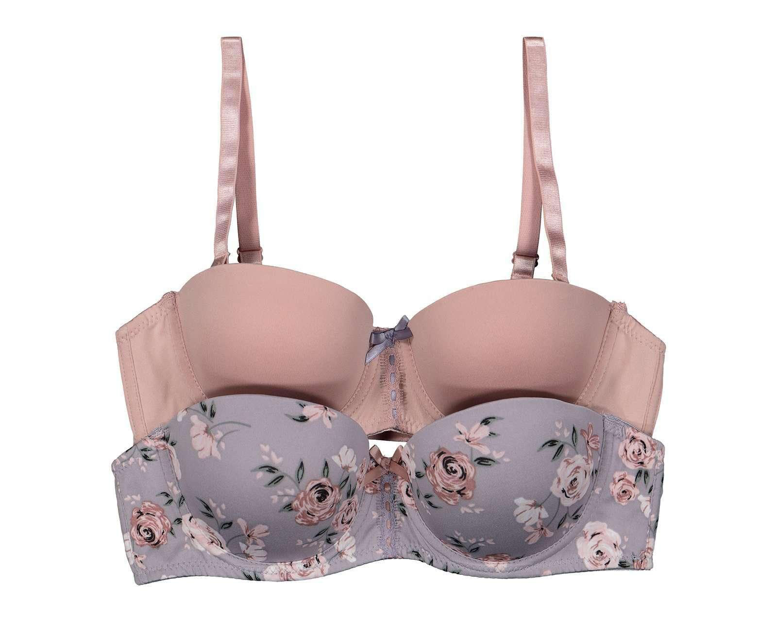 Foto 1 | Foto 1 | Brasier Strapless Beauty Secret Media Copa para Mujer 2 Pack