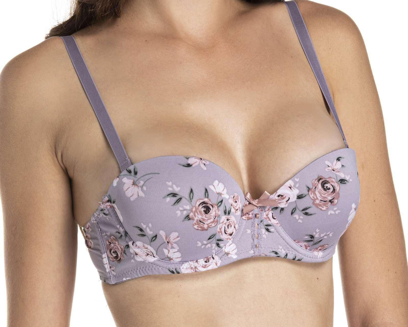 Foto 5 pulgar | Foto 4 | Brasier Strapless Beauty Secret Media Copa para Mujer 2 Pack